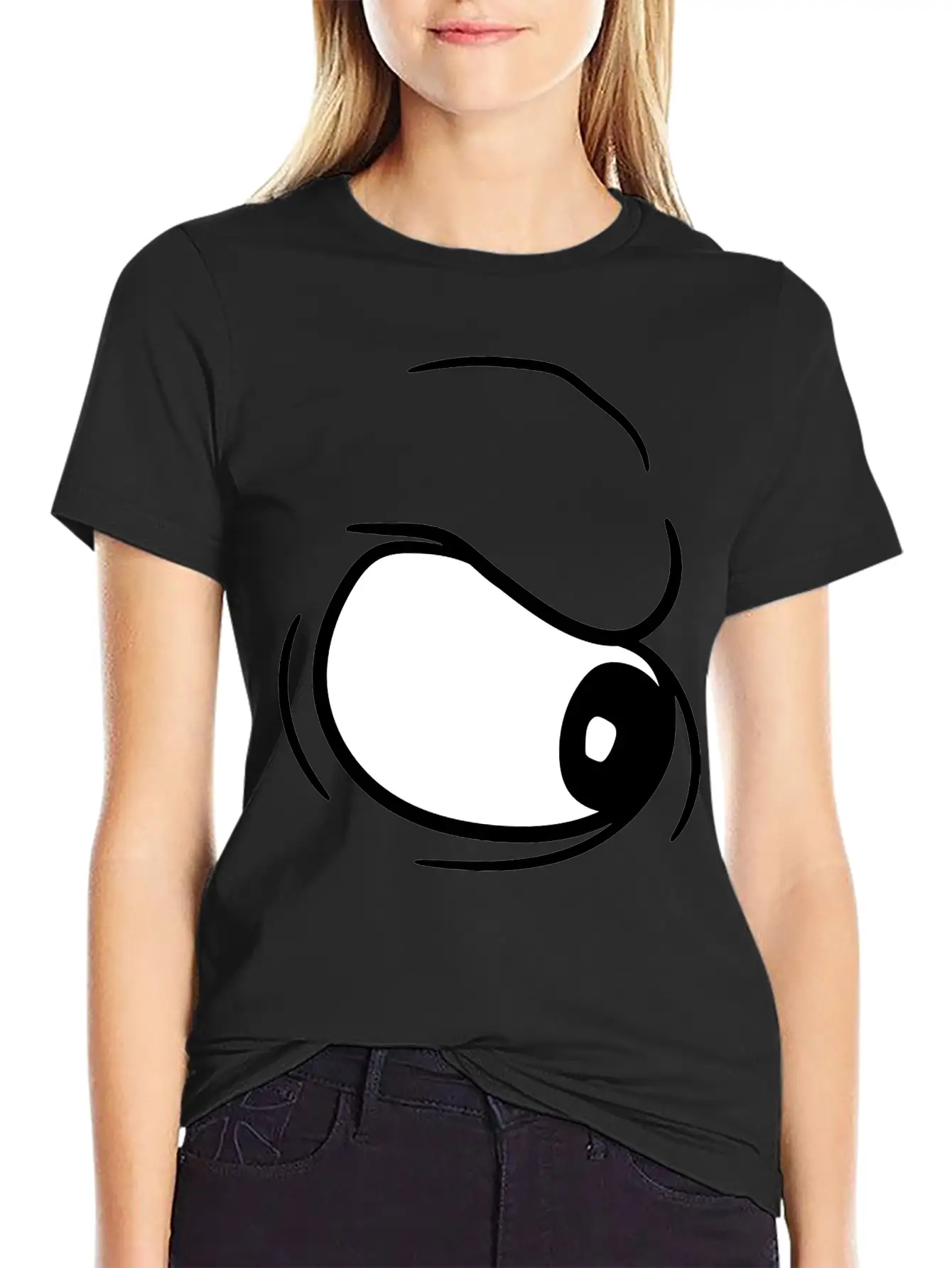 1 Eye Toss On You Look Upset Staring Disgust Pisse Comfortable Minimalist Graphic Tee – Summer Style Essential