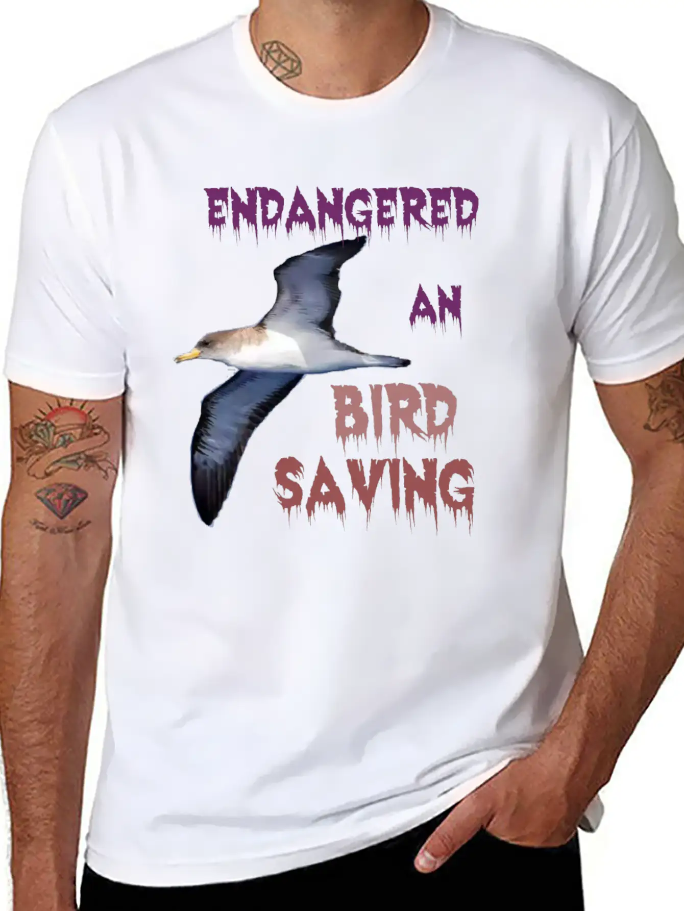 1590054637029 An Endangred Bird Comfortable Minimalist Graphic Tee – Summer Style Essential