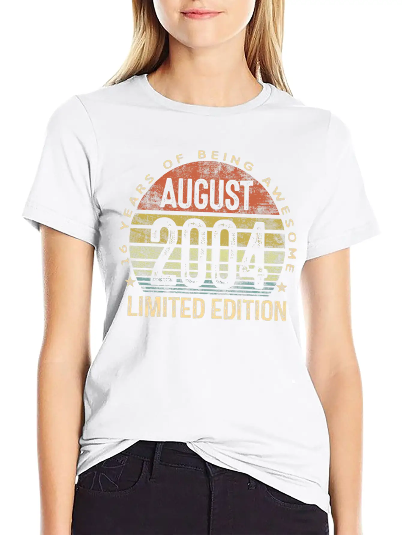 16 Years Of Being Awesome Bday N Comfortable Minimalist Graphic Tee – Summer Style Essential
