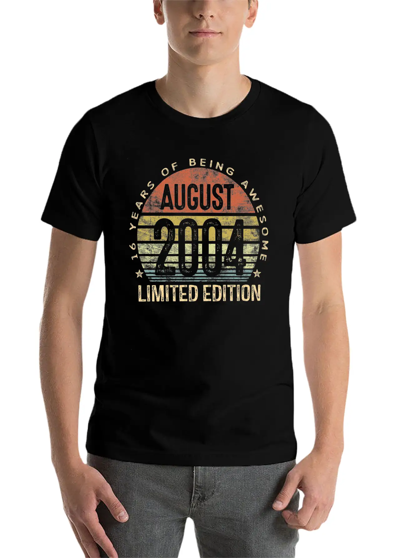 16 Years Of Being Awesome Bday N Comfortable Minimalist Graphic Tee – Summer Style Essential