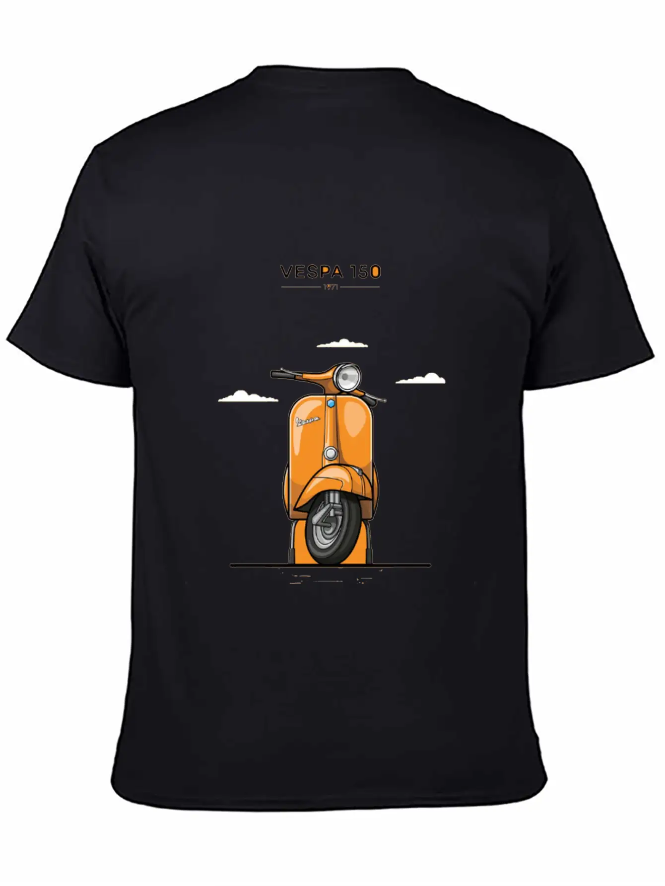1971 Vespaa 150 Comfortable Minimalist Graphic Tee – Summer Style Essential