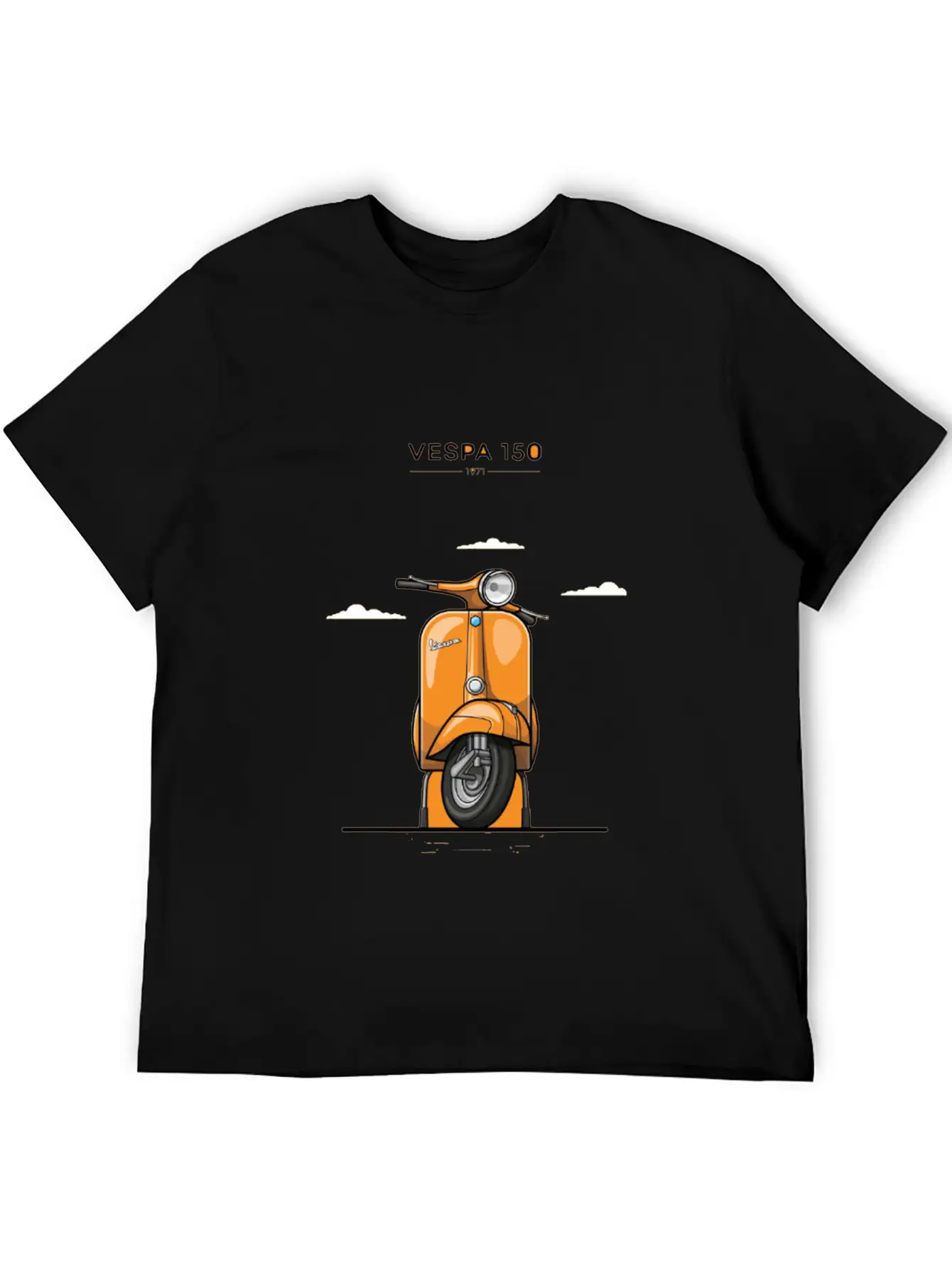 1971 Vespaa 150 Comfortable Minimalist Graphic Tee – Summer Style Essential