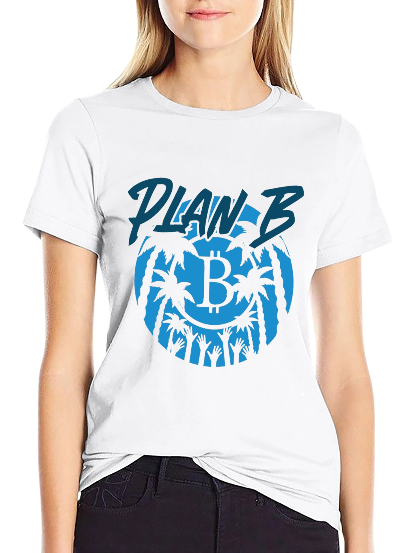 Plan B Bitcoin Graphic Tee - Crypto Enthusiast Shirt