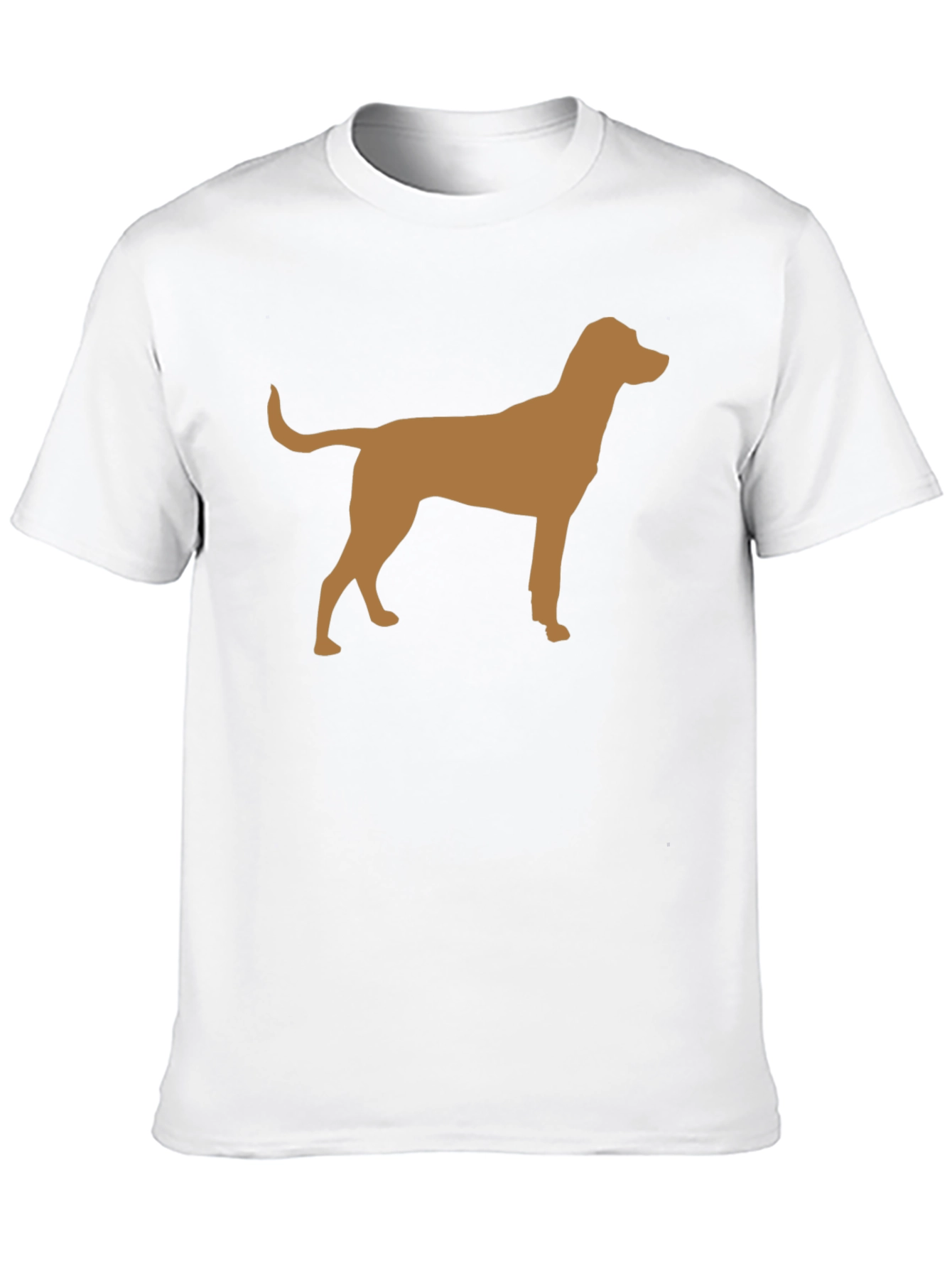 Dog Silhouette Black T-Shirt