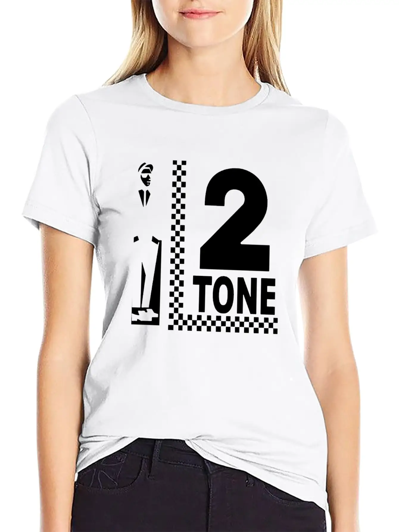 2 Tone Records Scarf Music Comfortable Minimalist Graphic Tee – Summer Style Essential