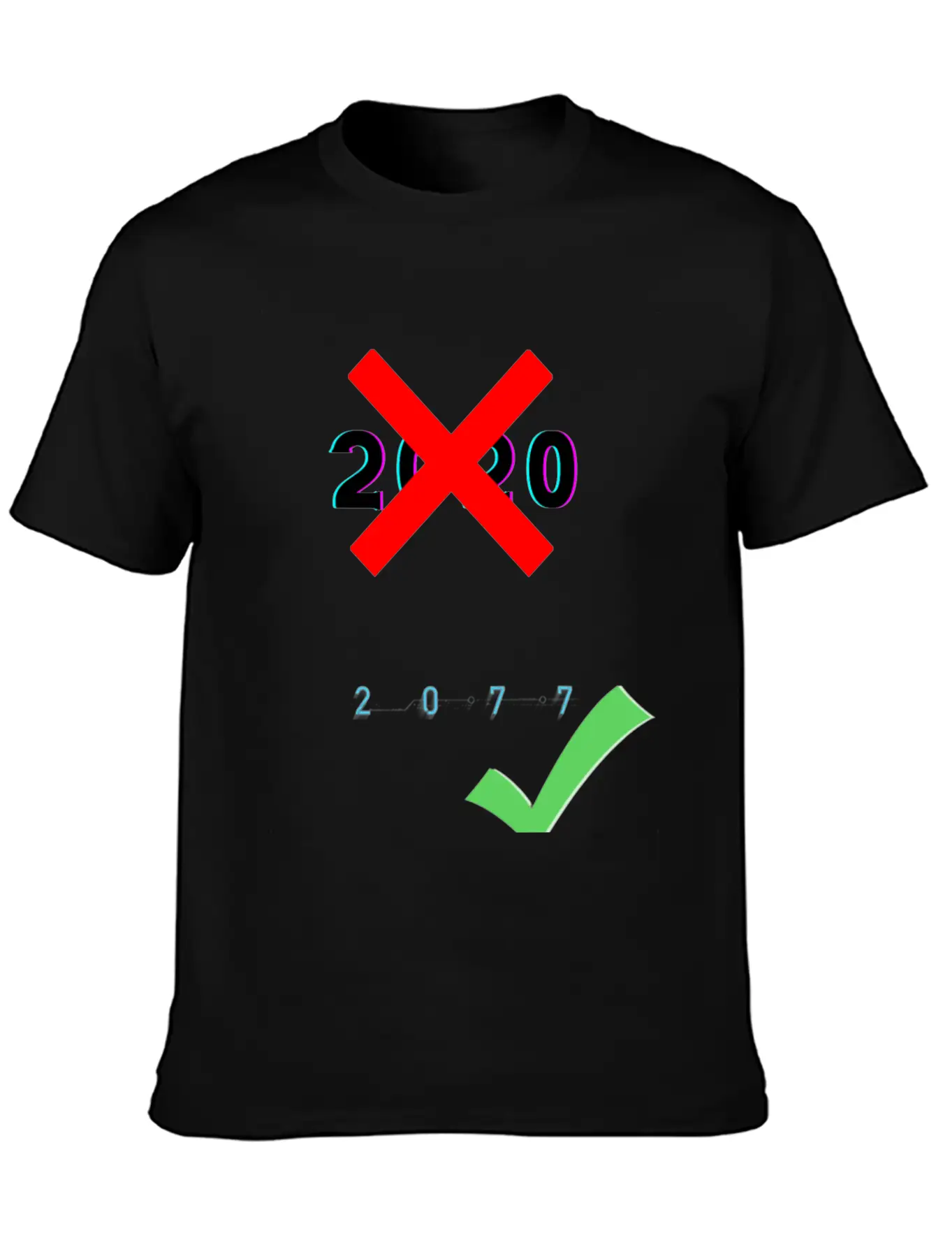 2020 Cyberpunk 2077 Meme Relaxed Everyday Tee – Lightweight And Durable Cotton