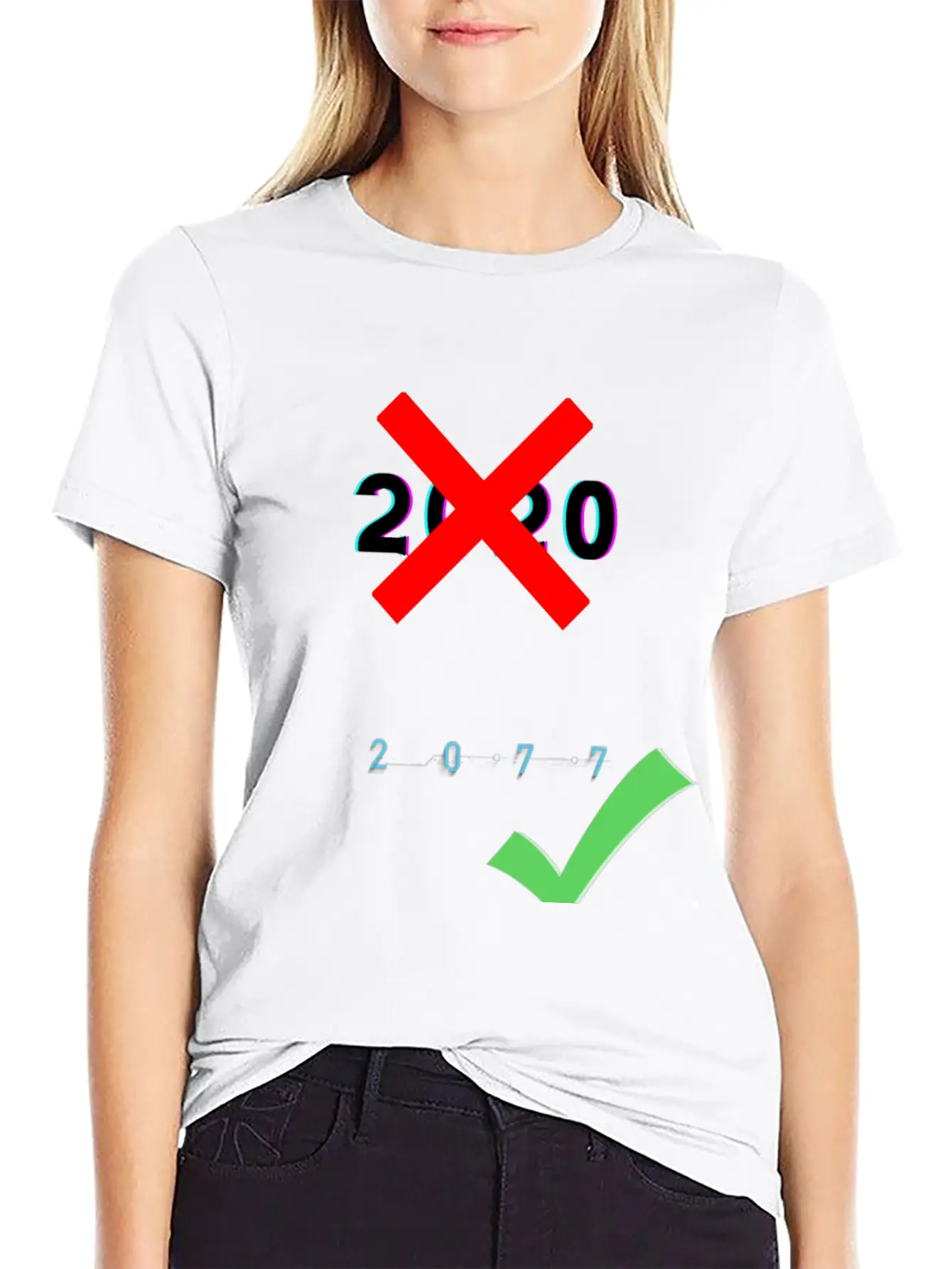 2020 Cyberpunk 2077 Meme Relaxed Everyday Tee – Lightweight And Durable Cotton