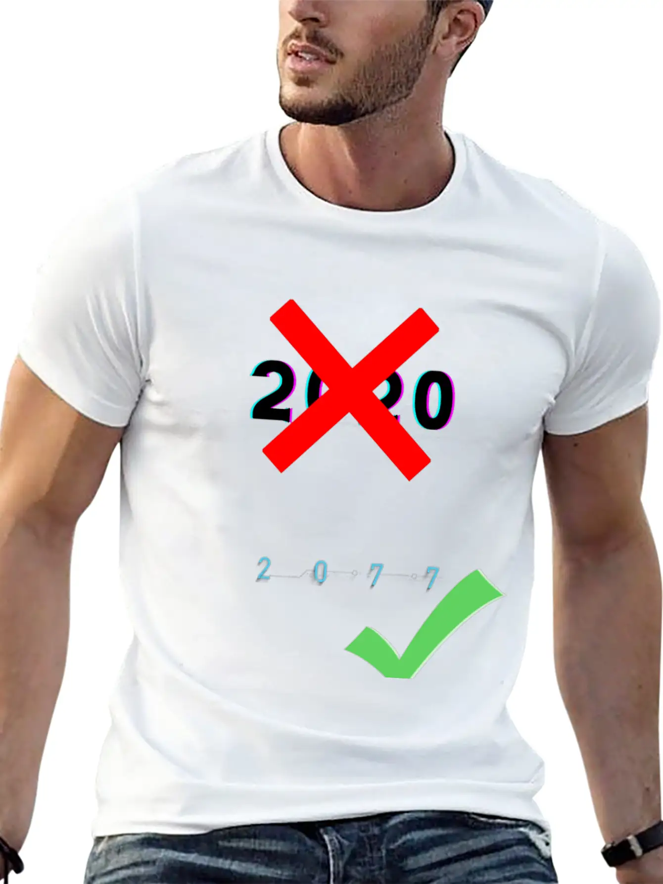 2020 Cyberpunk 2077 Meme Relaxed Everyday Tee – Lightweight And Durable Cotton
