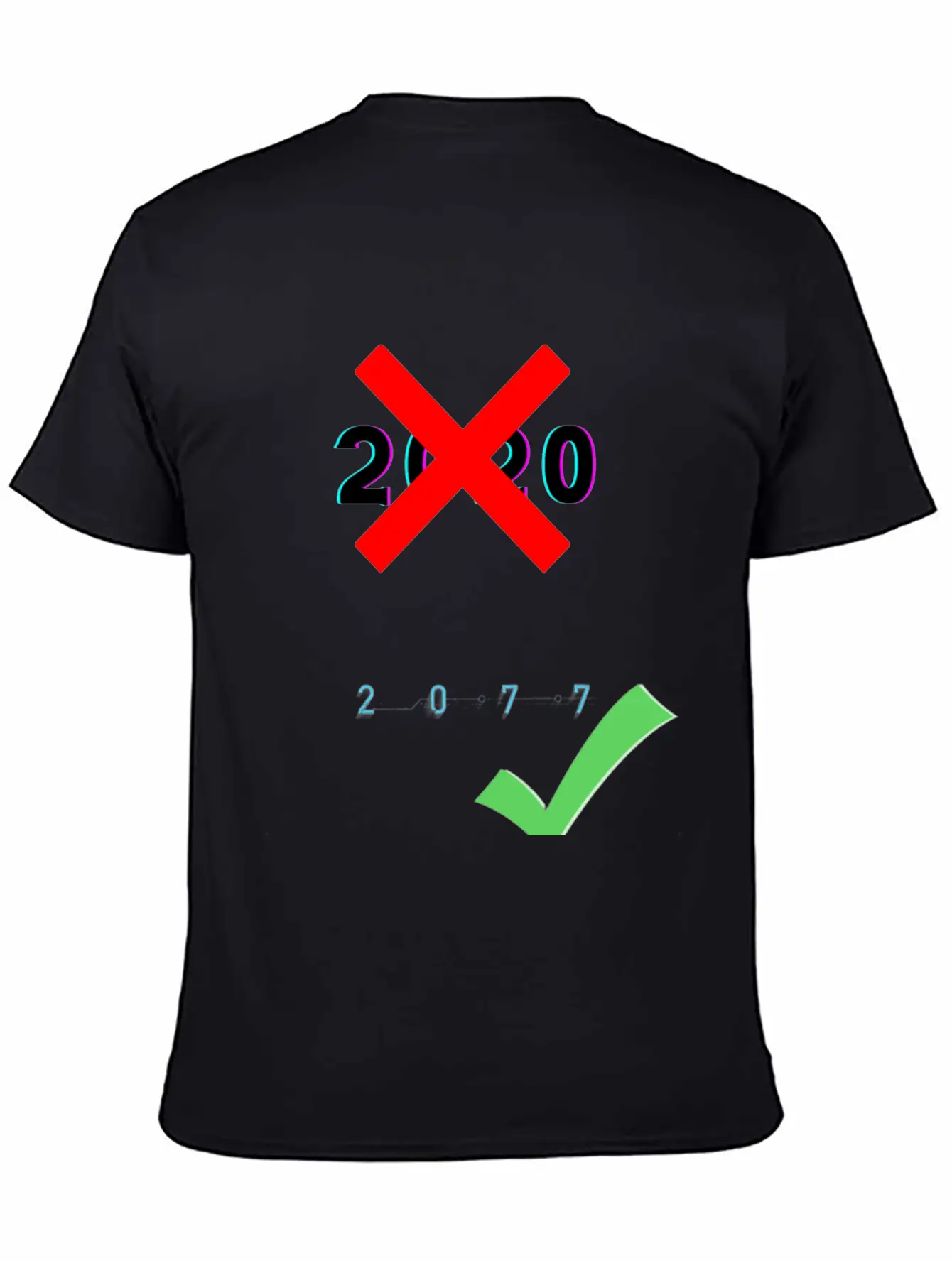 2020 Cyberpunk 2077 Meme Relaxed Everyday Tee – Lightweight And Durable Cotton