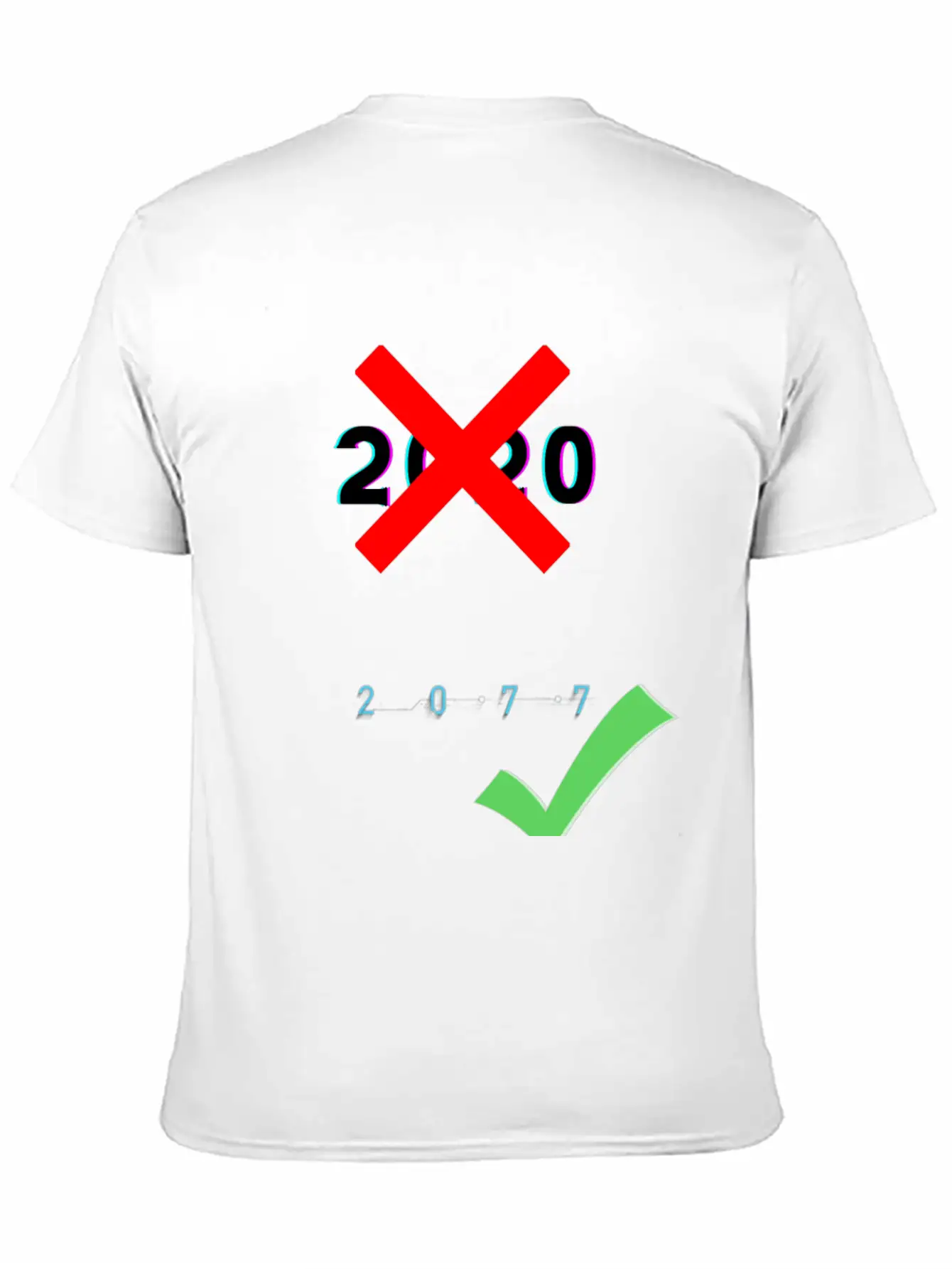 2020 Cyberpunk 2077 Meme Relaxed Everyday Tee – Lightweight And Durable Cotton