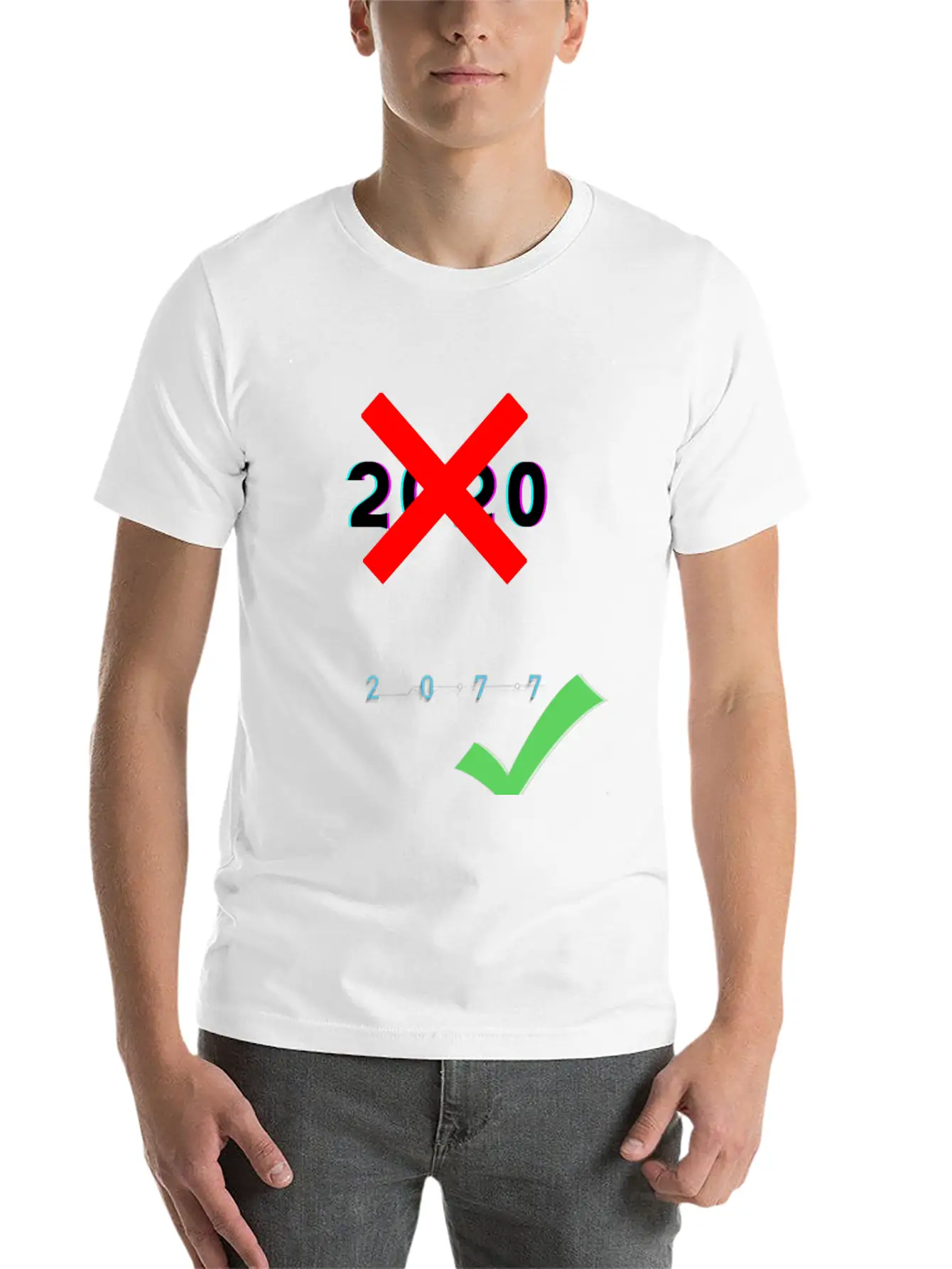 2020 Cyberpunk 2077 Meme Relaxed Everyday Tee – Lightweight And Durable Cotton