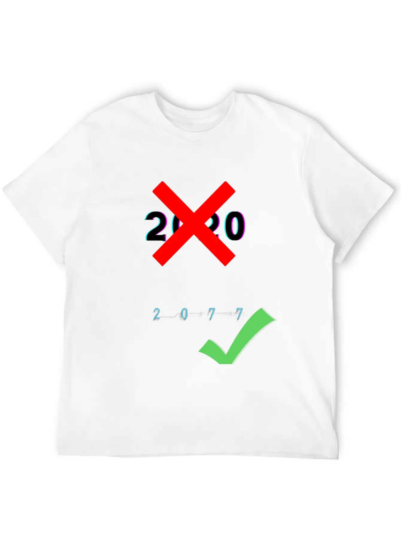 2020 Cyberpunk 2077 Meme Relaxed Everyday Tee – Lightweight And Durable Cotton