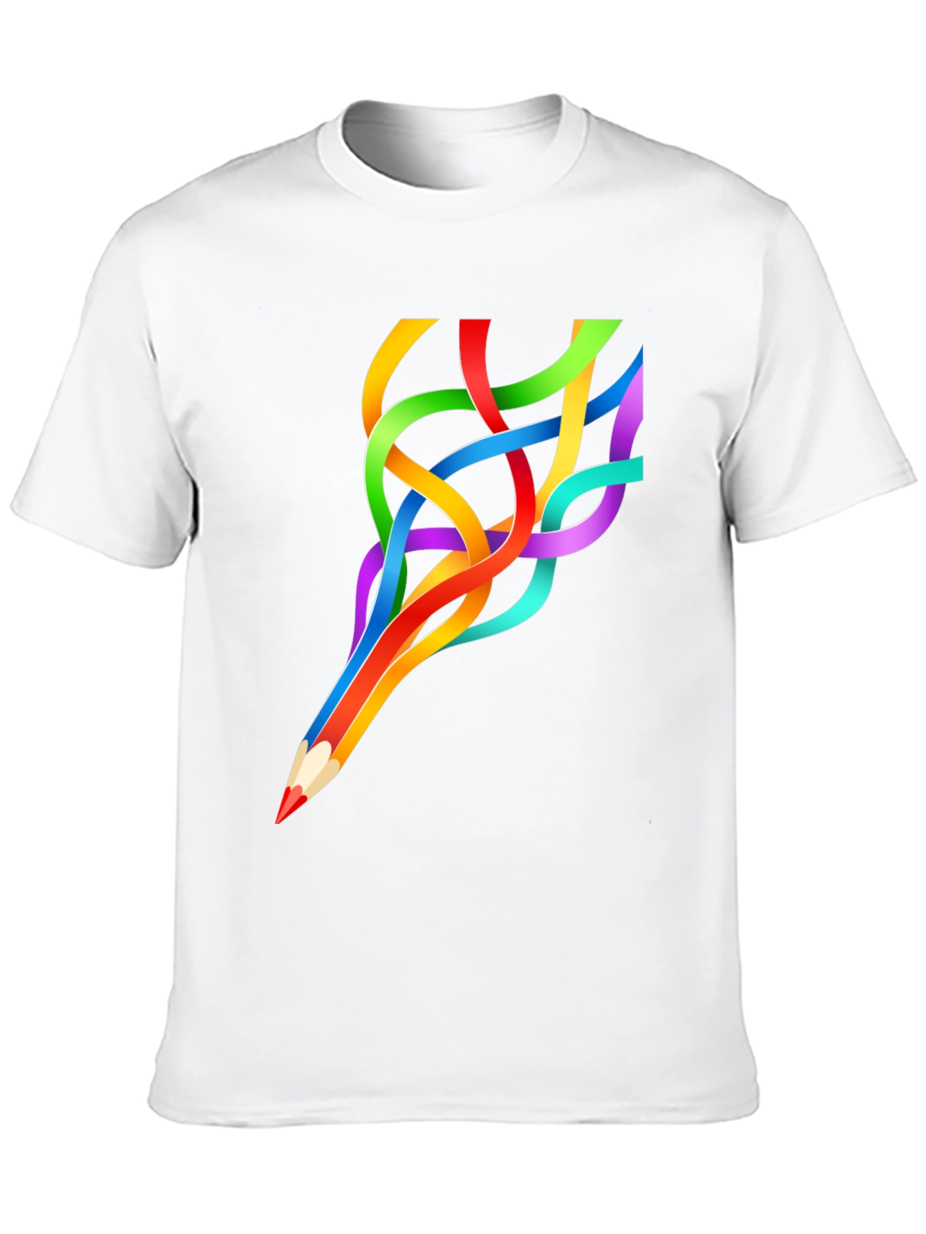 Colorful Pencil Stream T-Shirt