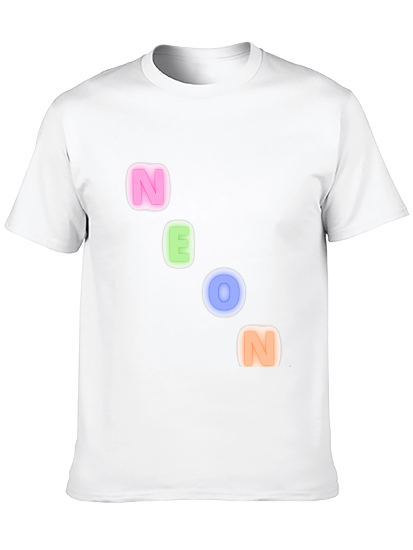 Neon Letter T-Shirt