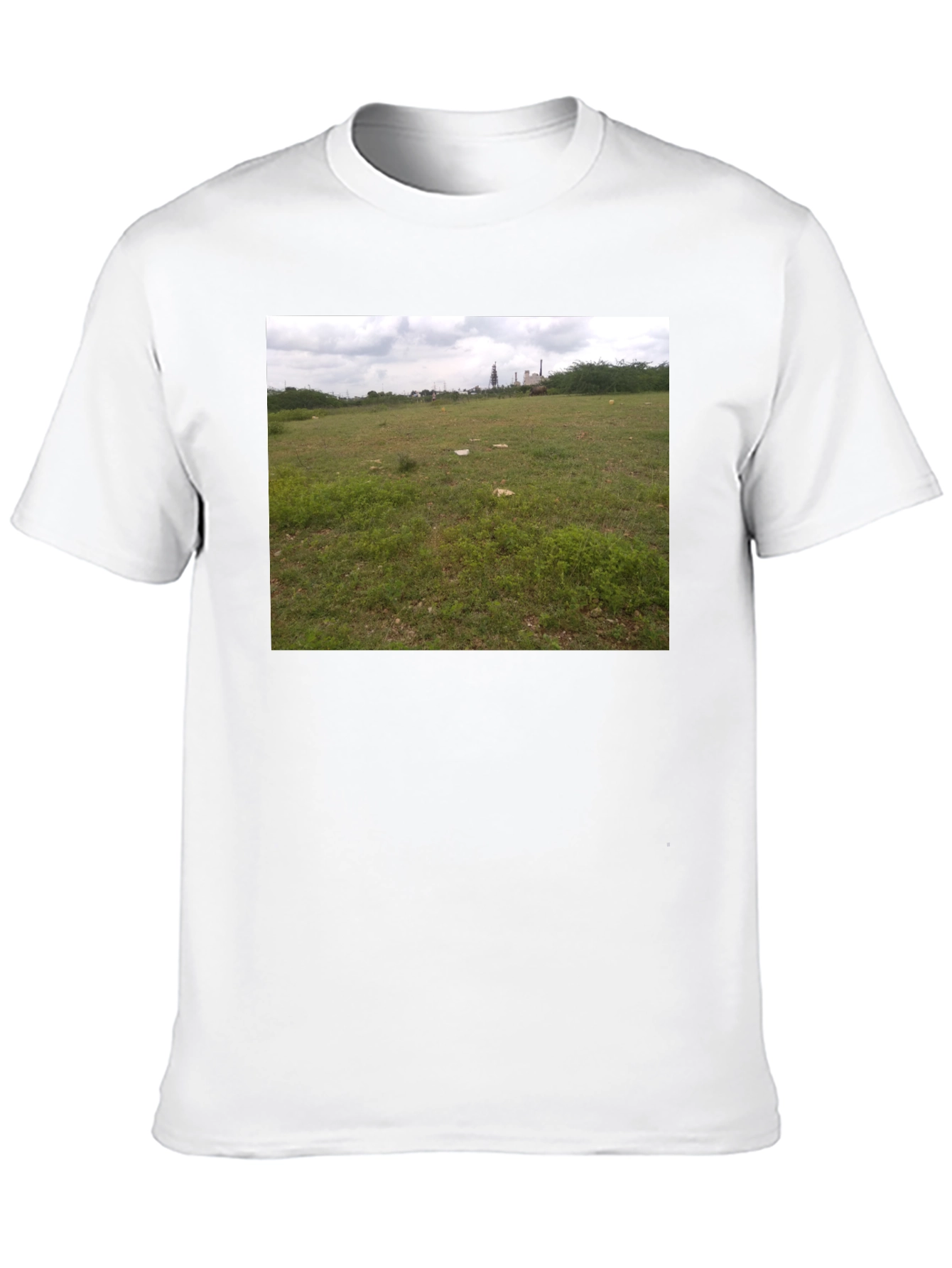 Nature Scene Black T-Shirt