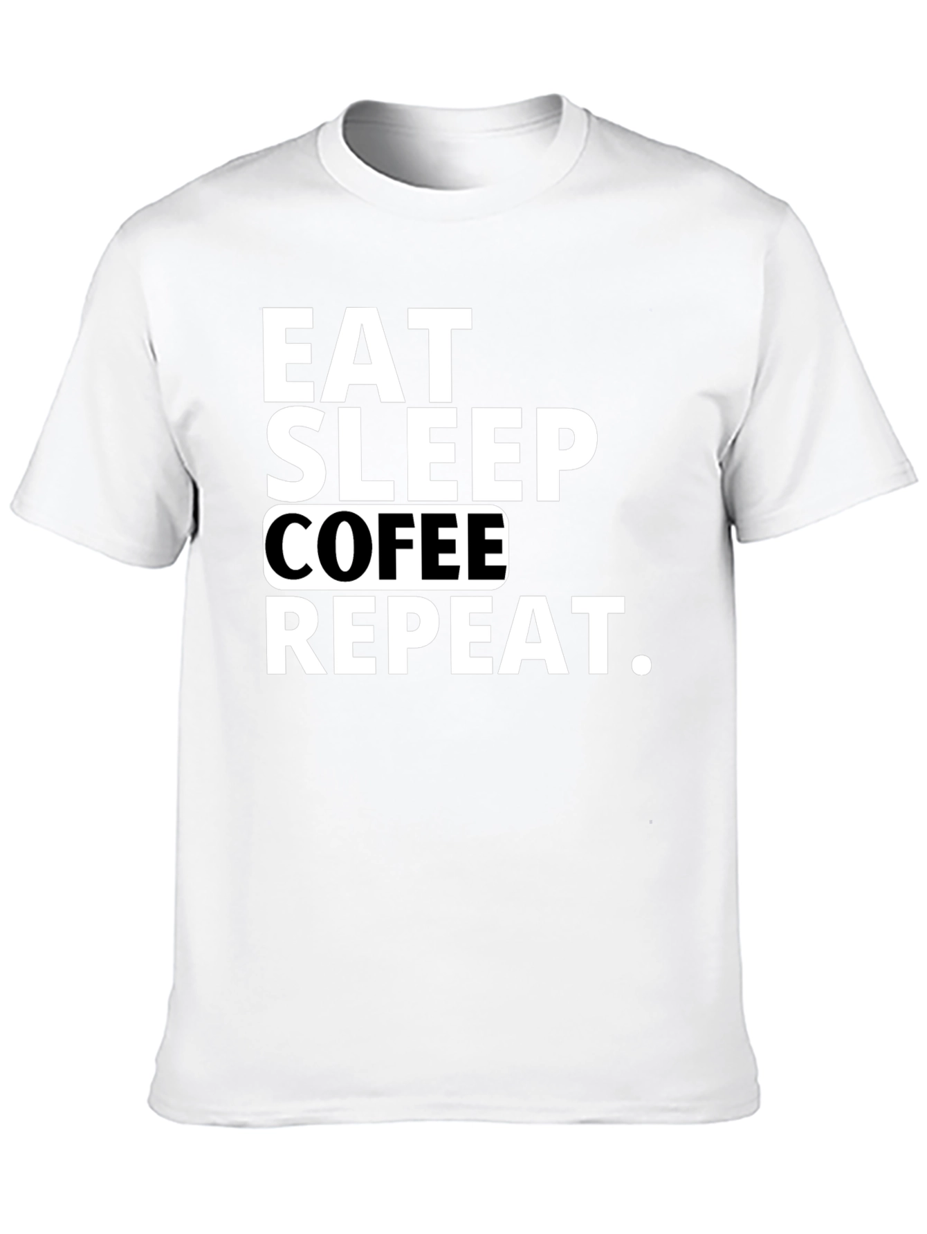 Eat Sleep Coffee Repeat Graphic Tee