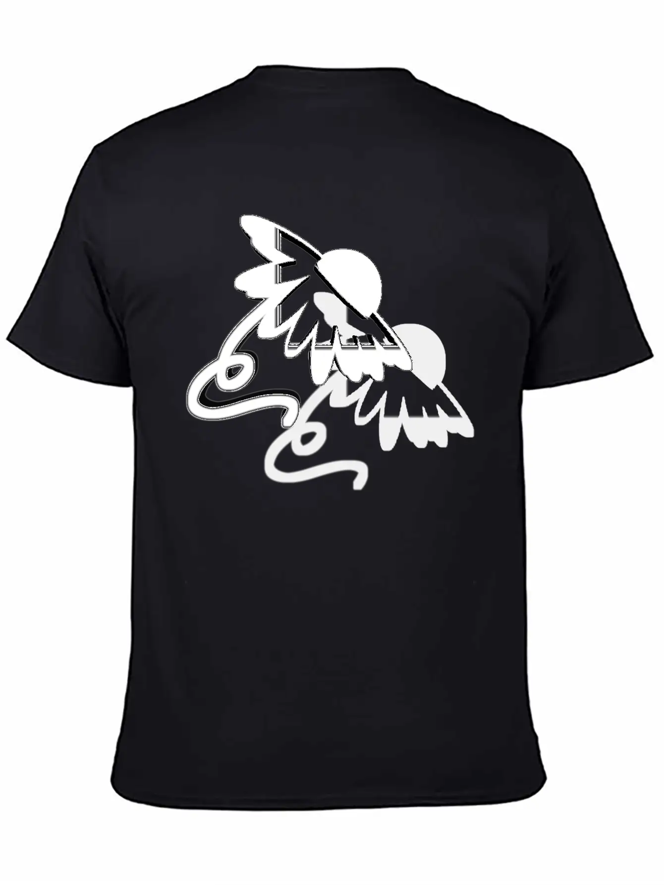3D Wildflower Comfortable Minimalist Graphic Tee – Summer Style Essential