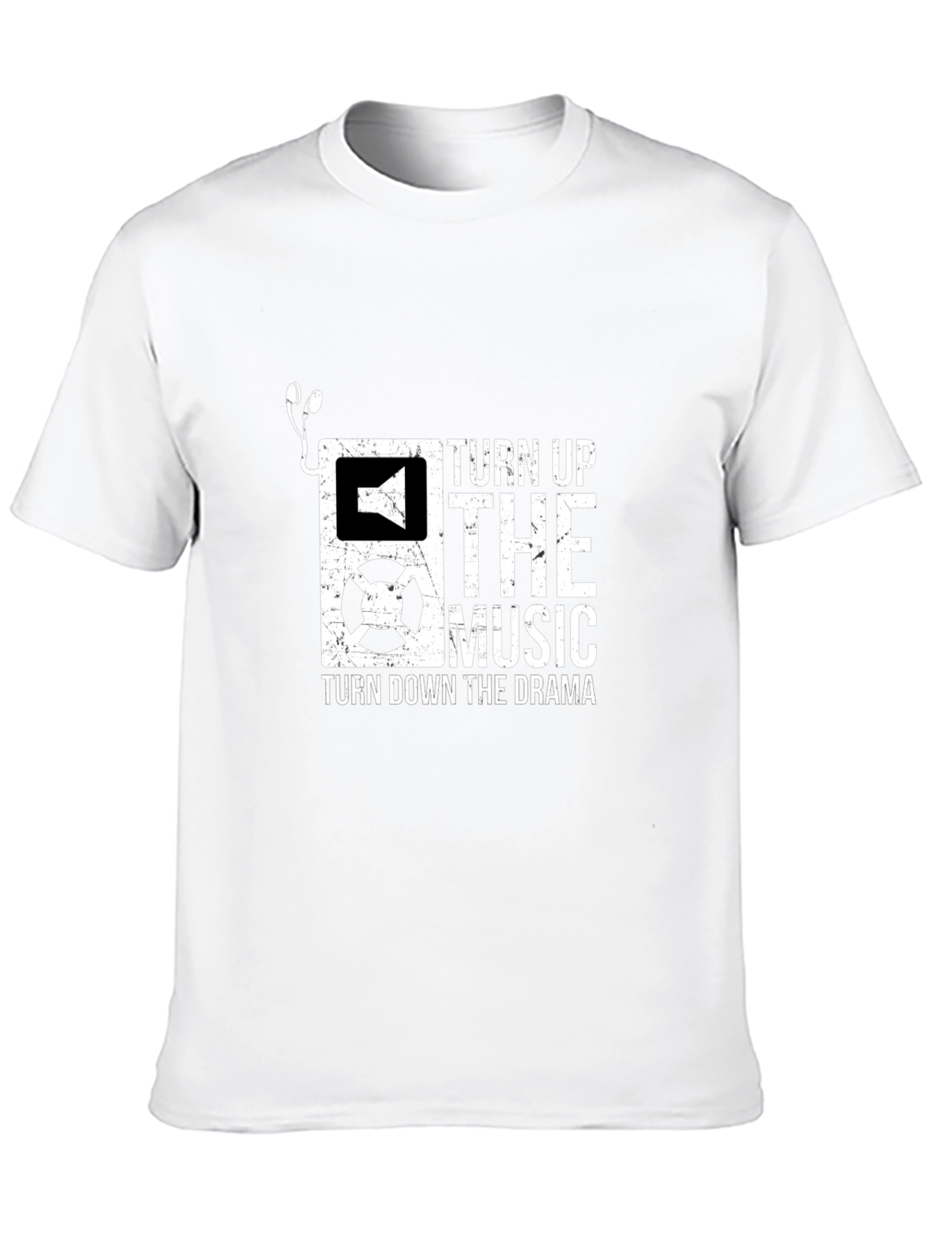 Turn Up The Music Graphic T-Shirt