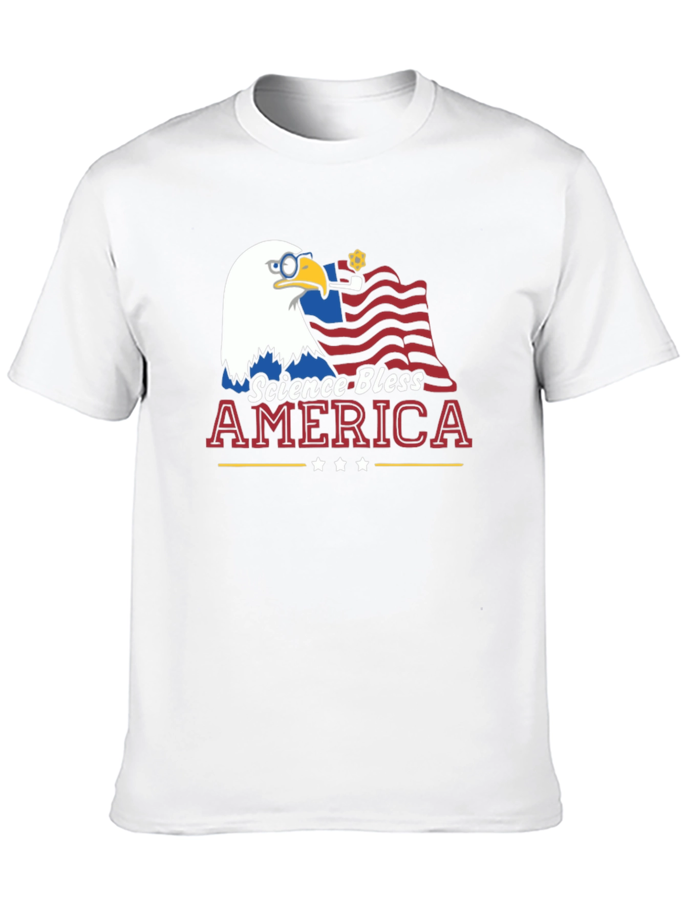 Science Bless America Graphic T-Shirt