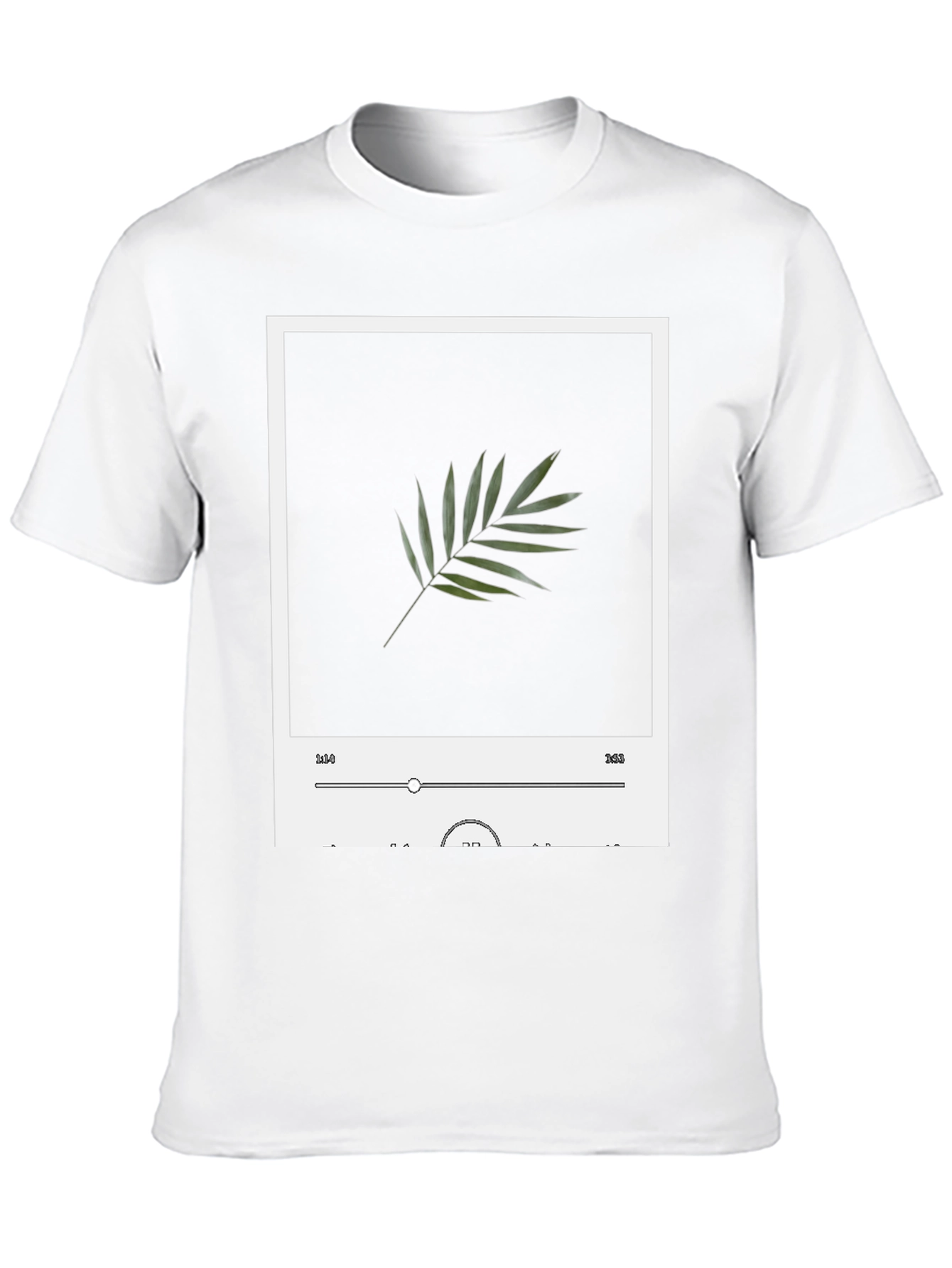 Leaf Music Player Black T-Shirt