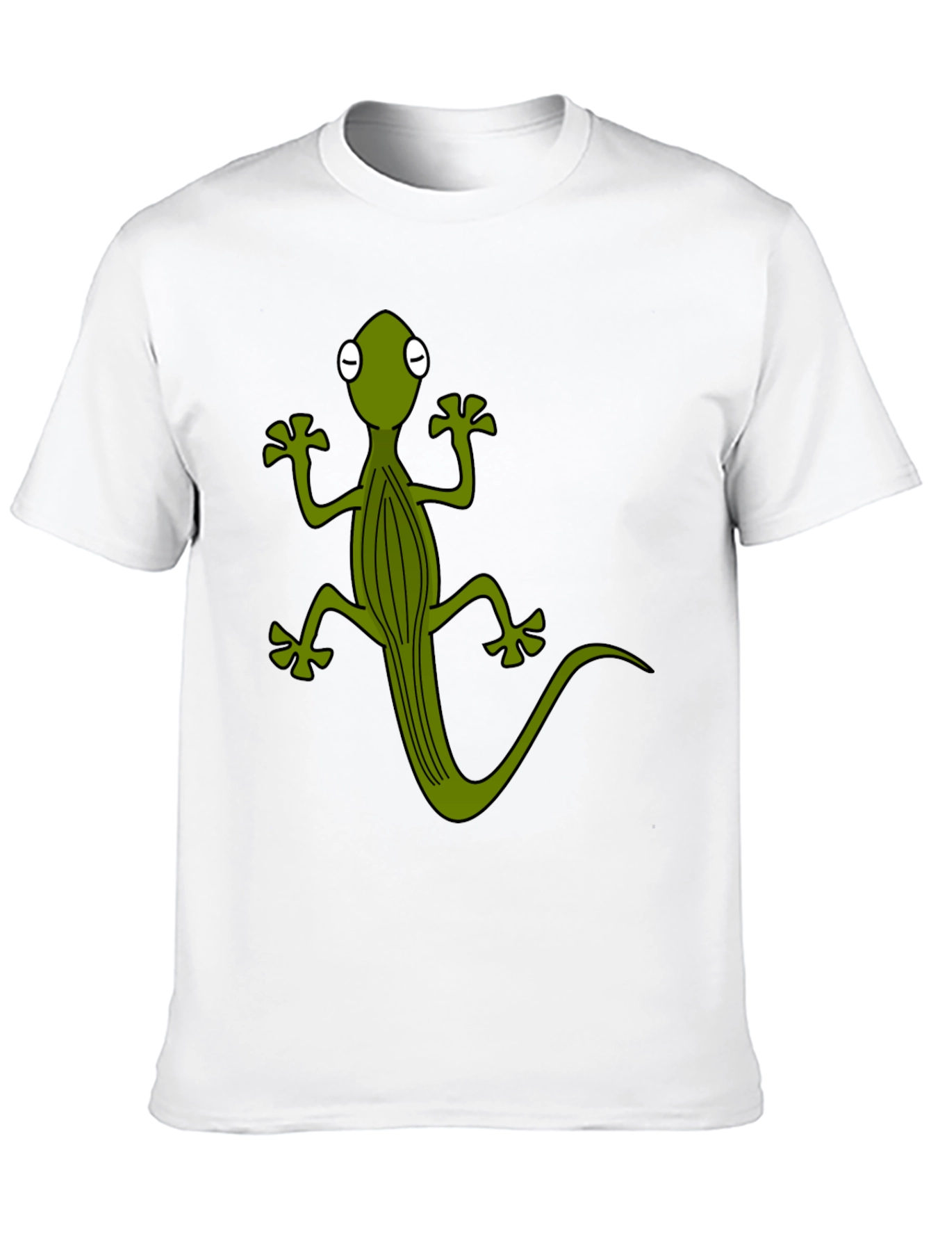 Cartoon Lizard Graphic T-Shirt