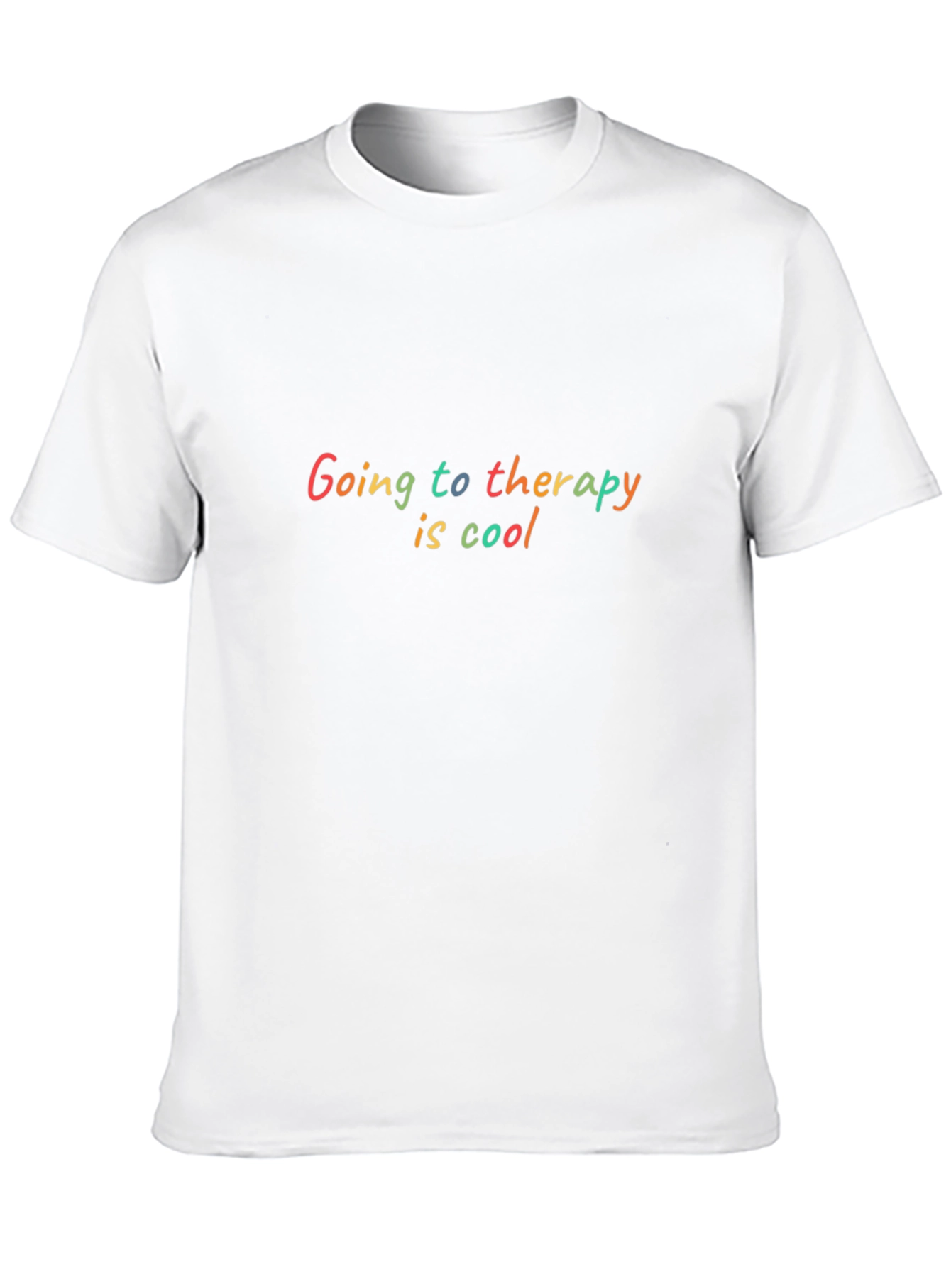 Therapy is Cool Graphic Tee - Black