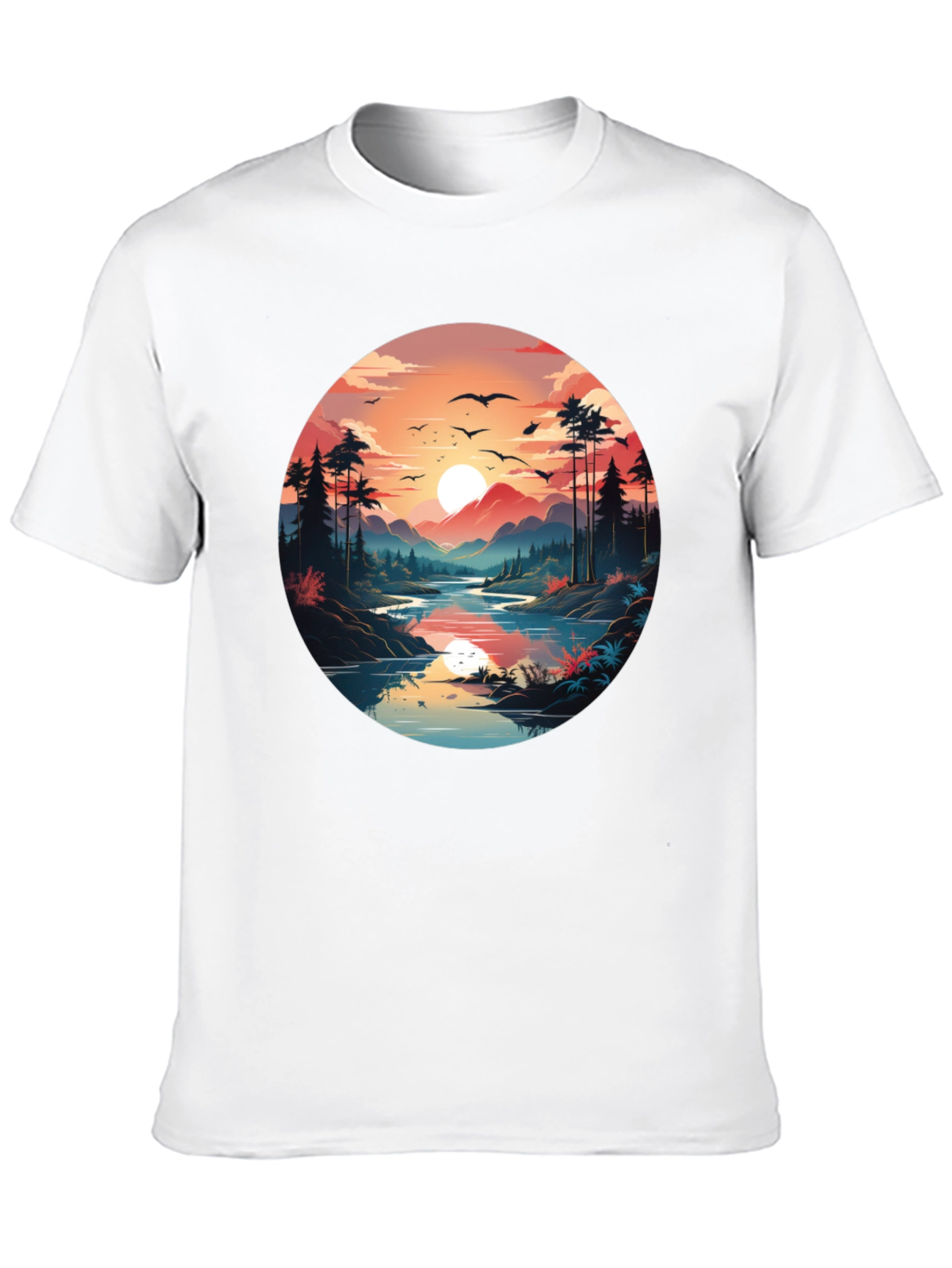 Nature Vista Black T-Shirt
