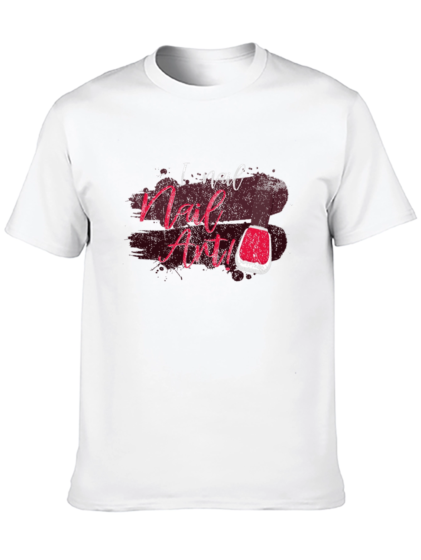 I Nail Nail Art! Black Graphic Tee