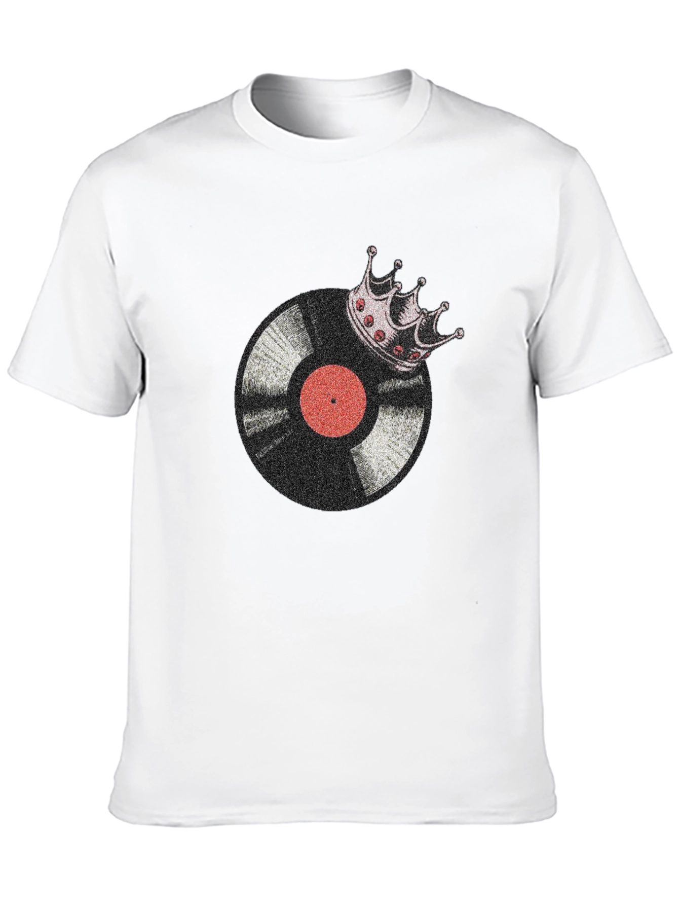 Vinyl King Mens Black Graphic Tee