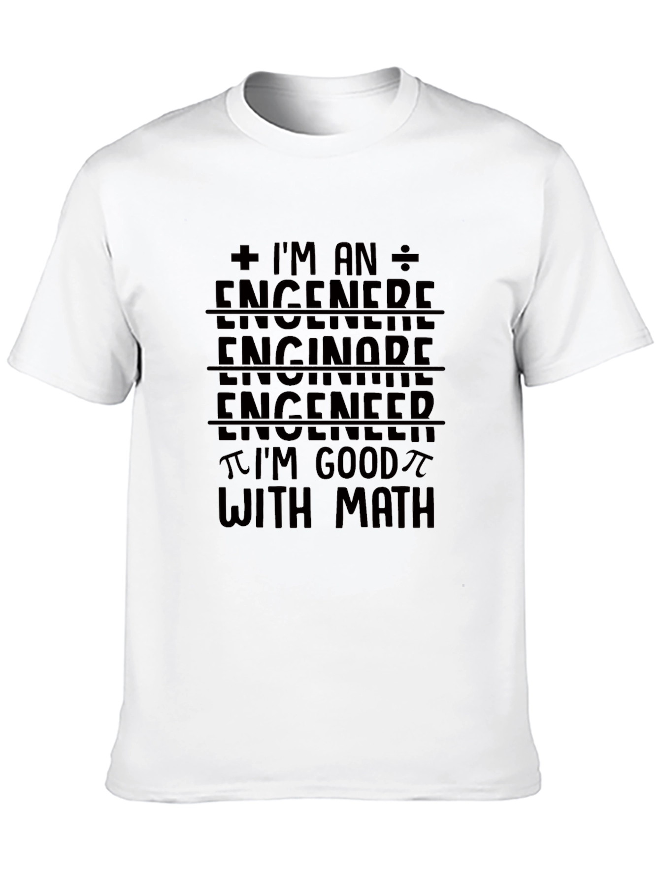 Engineer Math Black T-Shirt