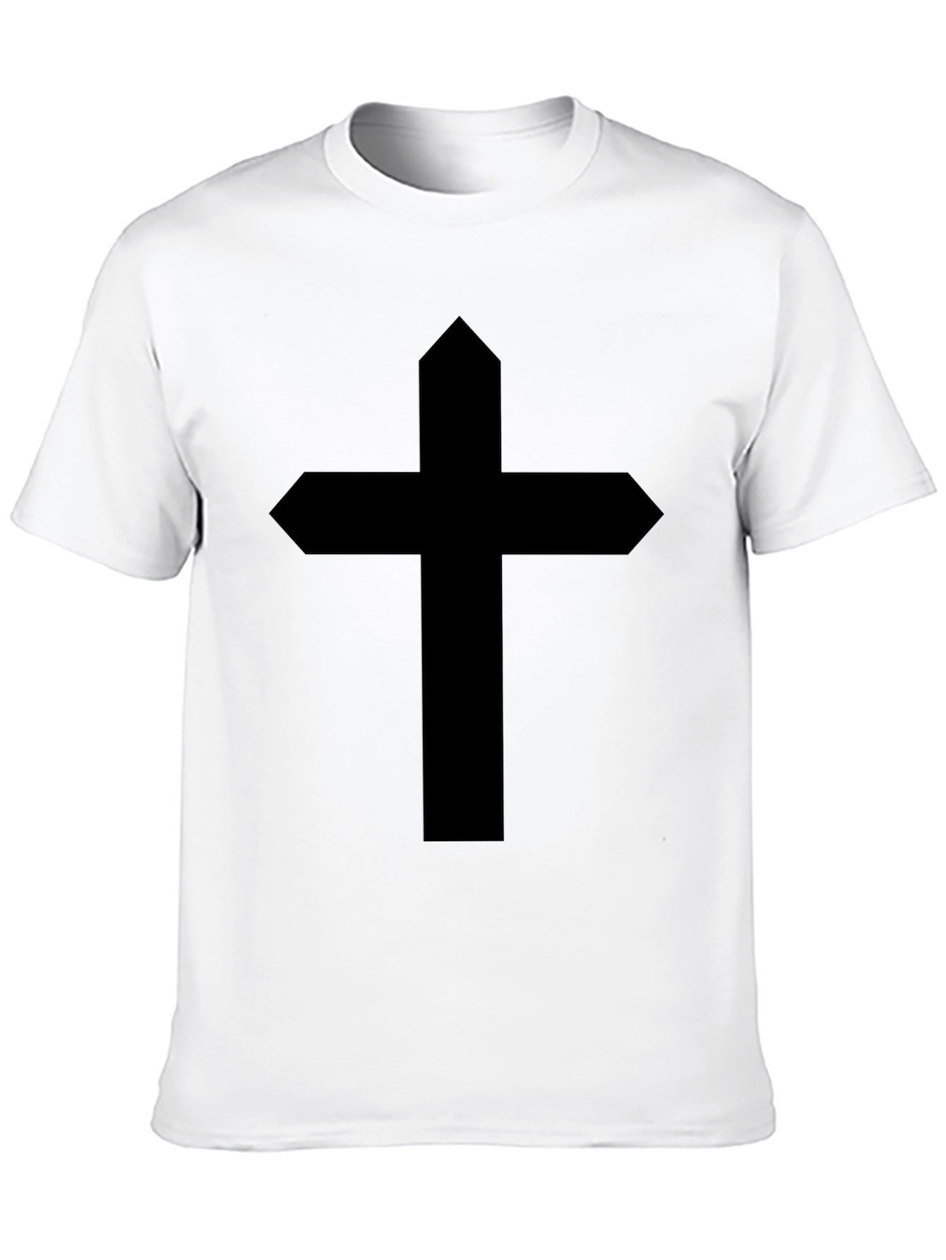 Black Christian Cross T-Shirt - Faith Inspired Apparel
