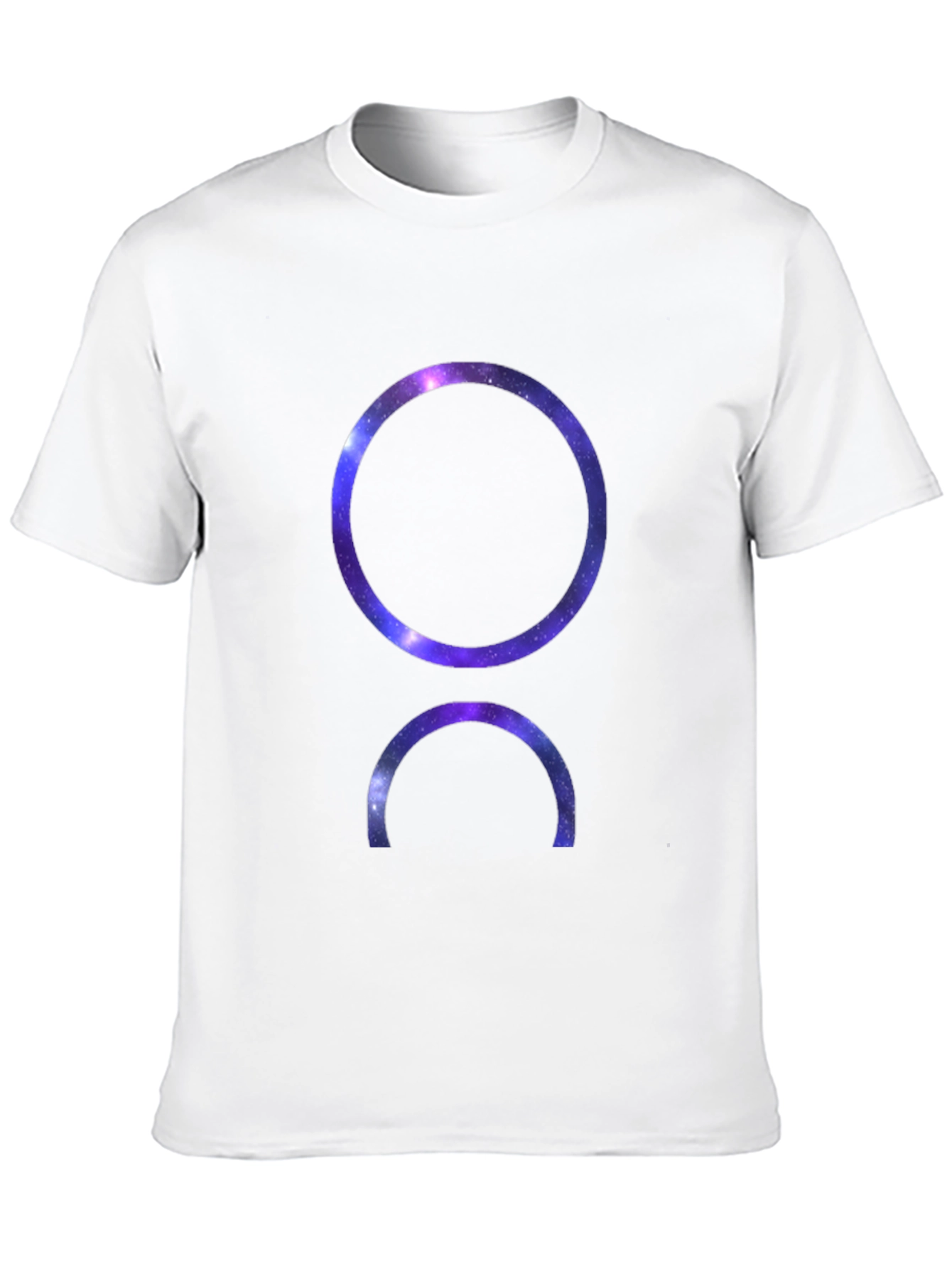 Galaxy Circle Graphic Tee - Cosmic Style