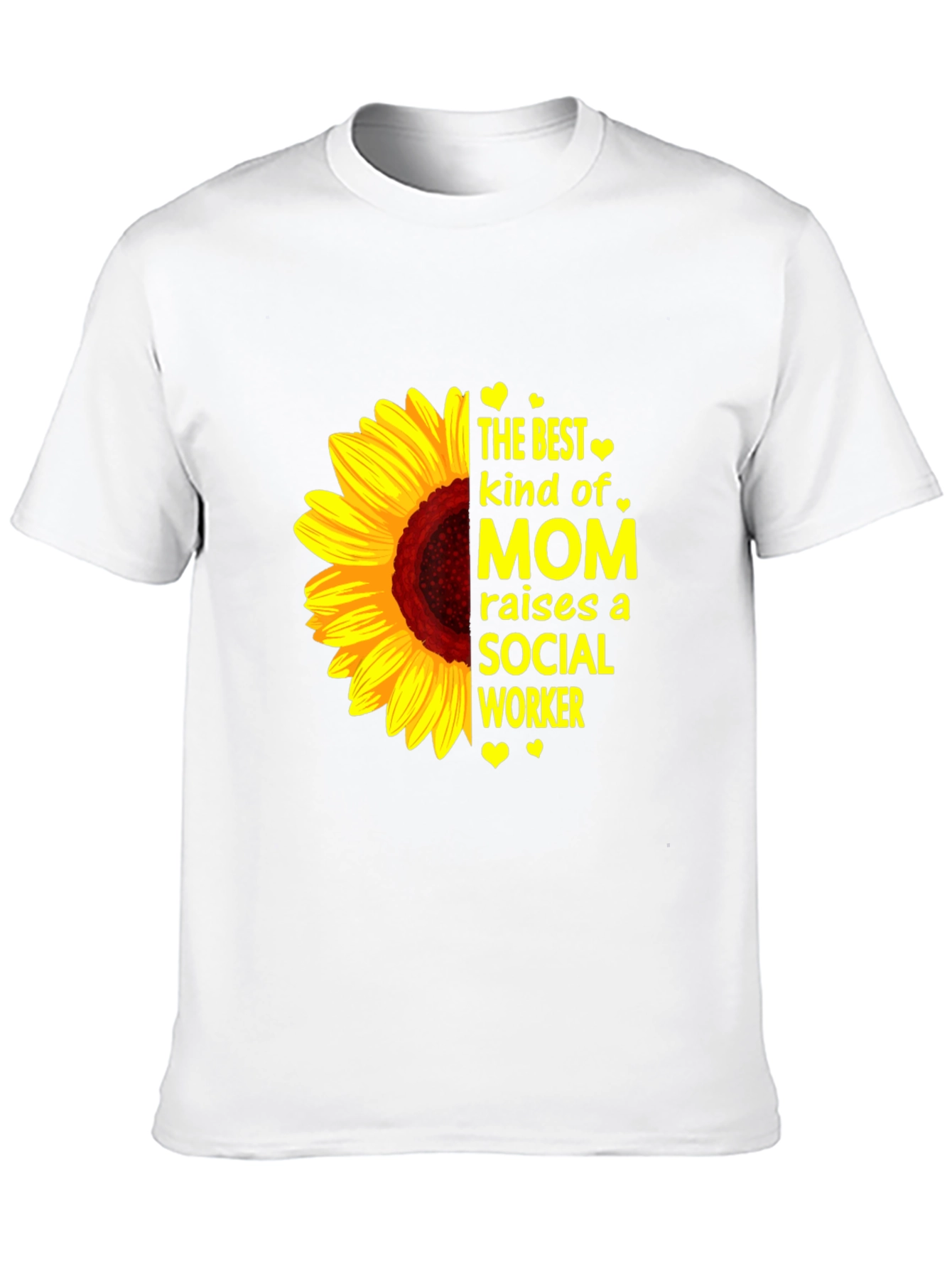 Sunflower Social Worker Mom T-Shirt