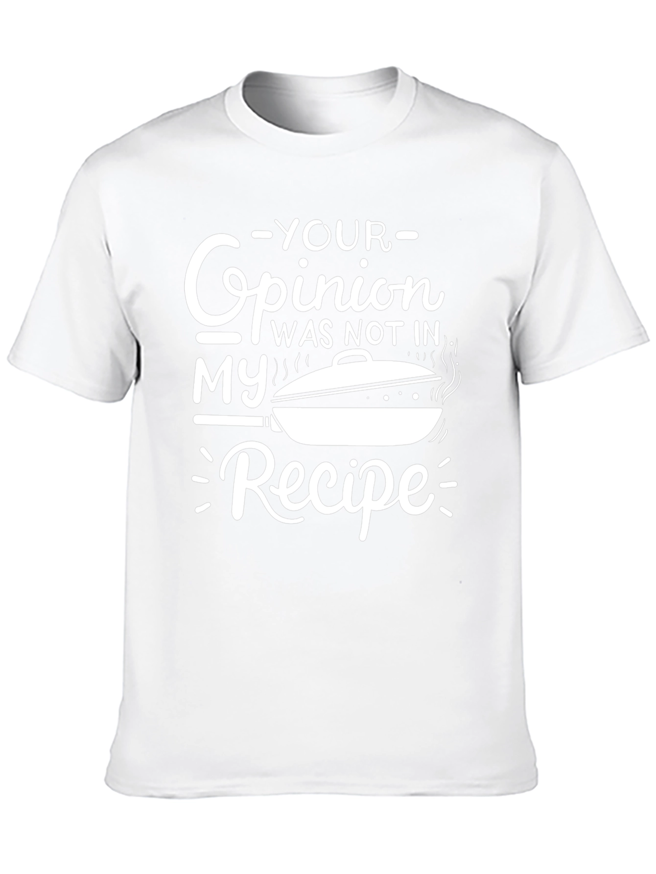 Opinion Recipe Graphic Tee - Cooking Humor T-Shirt