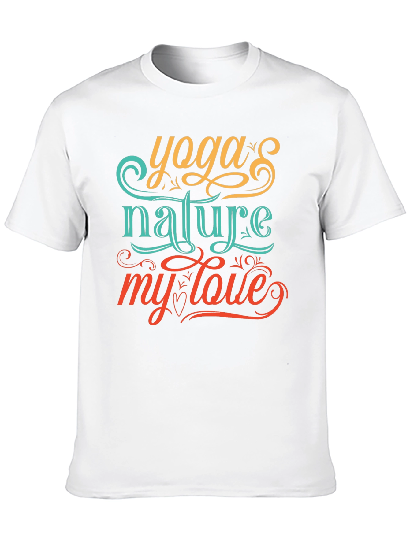 Yoga Nature My Love Graphic Tee Shirt