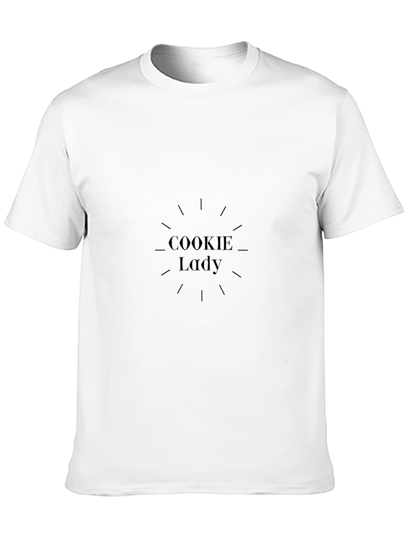 Cookie Lady T-Shirt - Black Unisex Tee