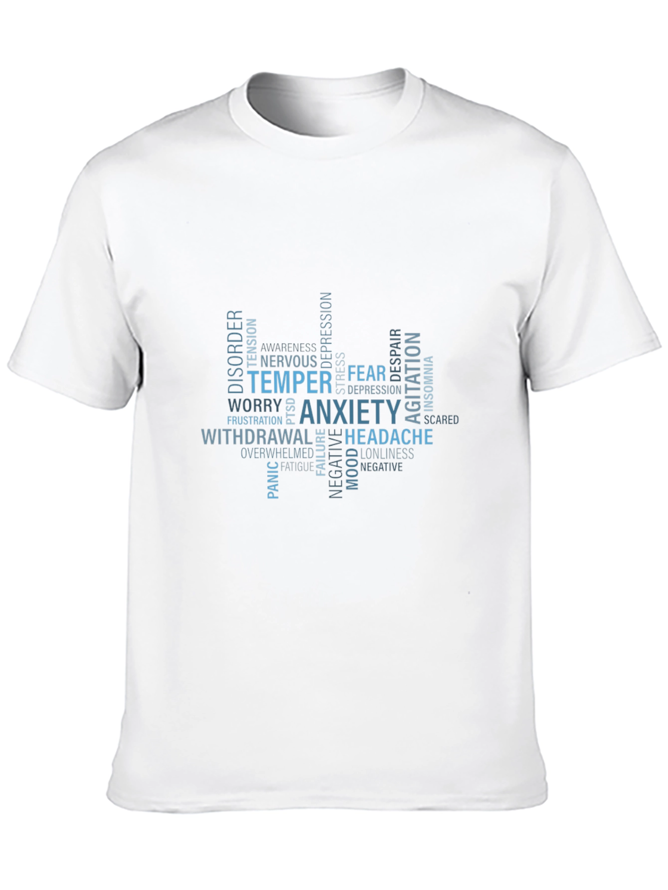 Anxiety & Mental Health Awareness Graphic T-Shirt