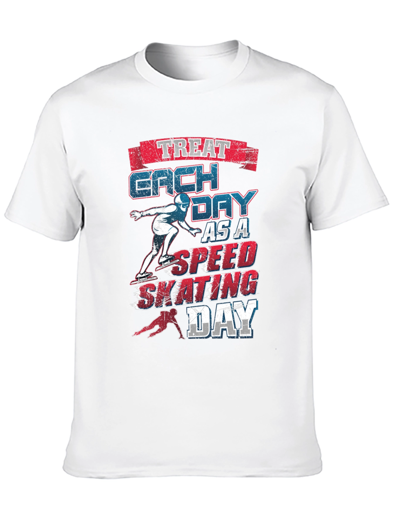 Speed Skating Day Graphic T-Shirt