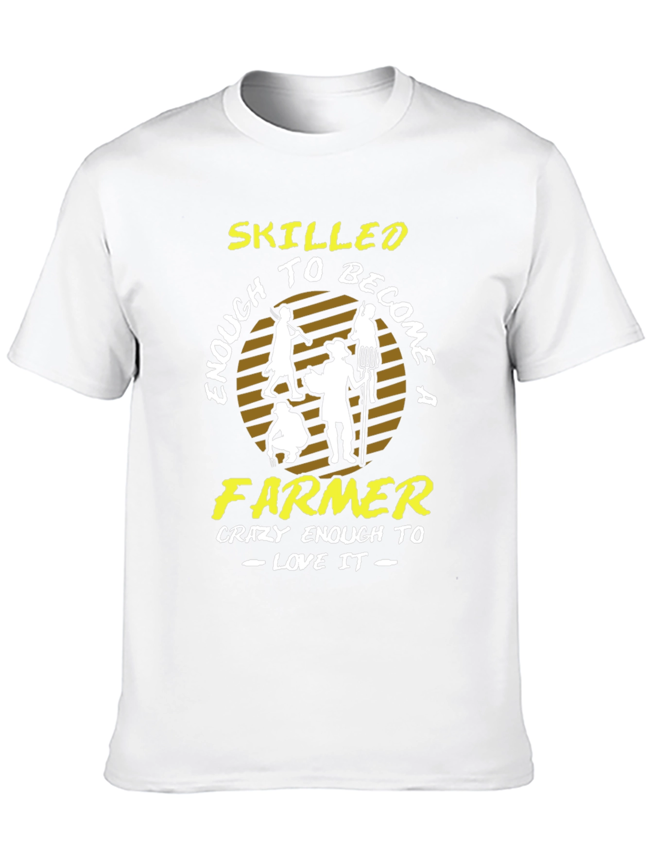 Skilled Farmer Graphic Tee - Black Cotton
