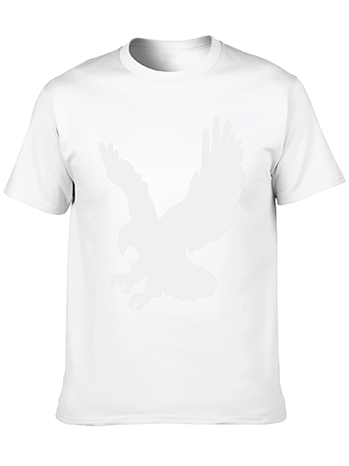 Black Eagle Graphic Tee - Cool Bird Print Shirt