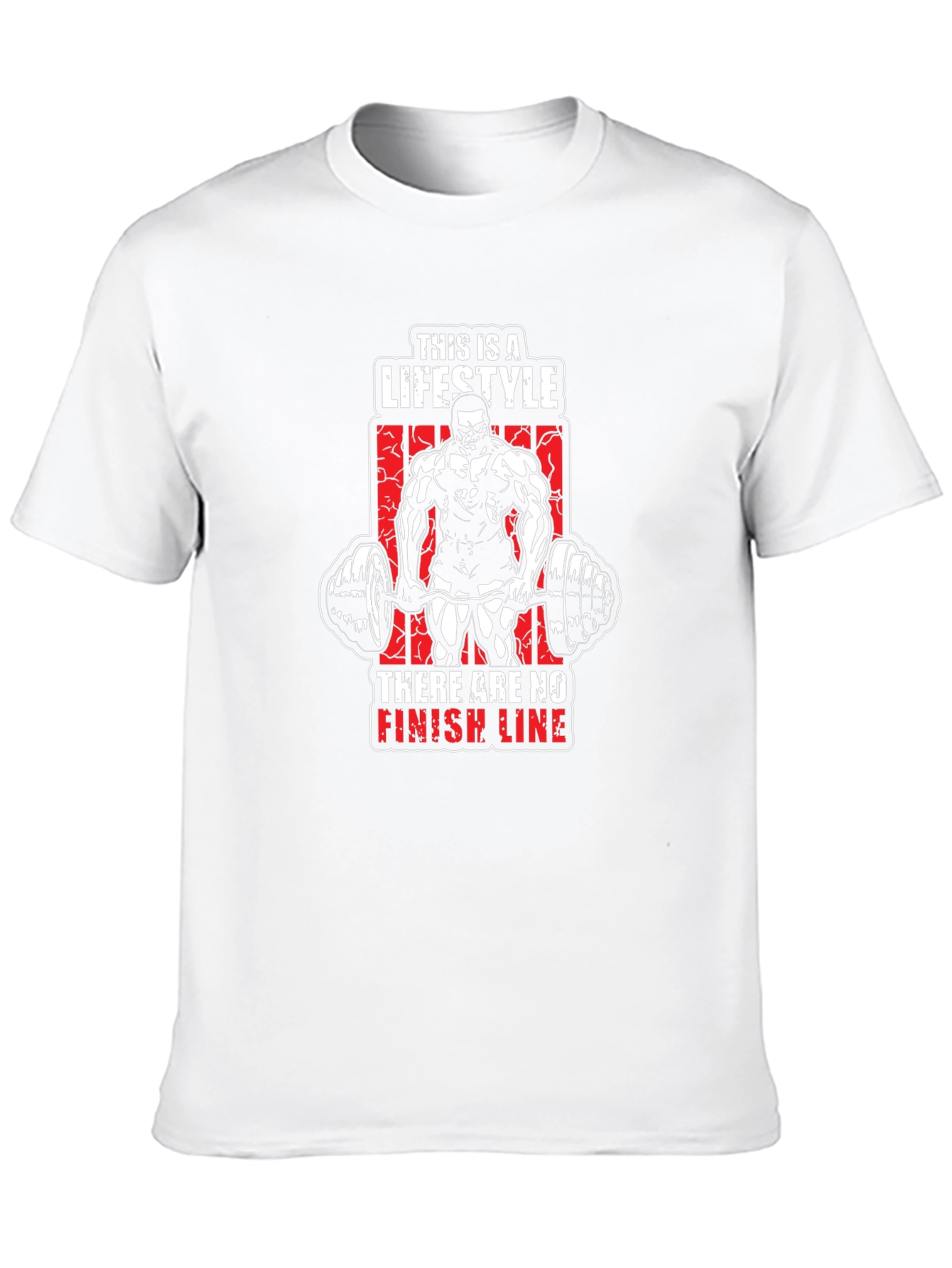 Lifestyle Fitness T-Shirt - Bodybuilding Motivation Tee