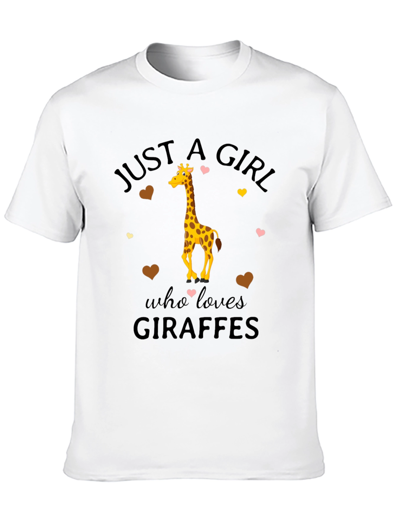 Just A Girl Who Loves Giraffes T-Shirt