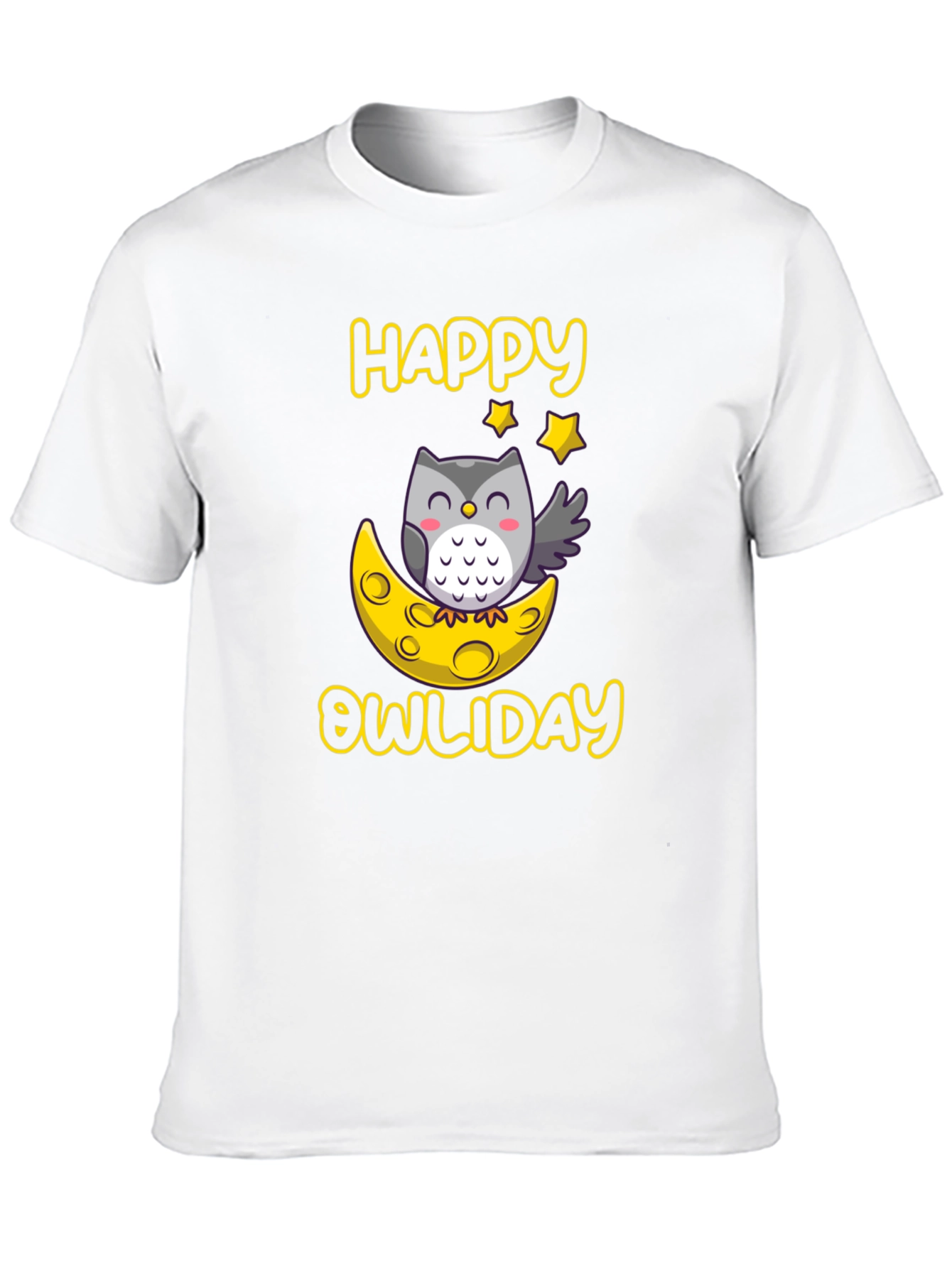 Happy Owliday T-Shirt - Cute Owl Design