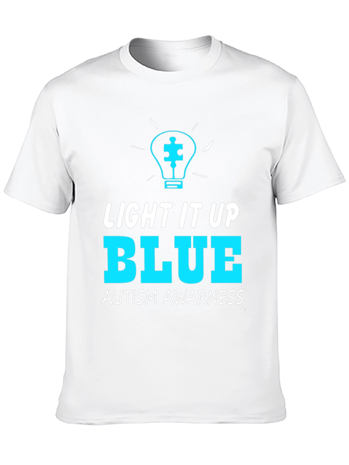 Light It Up Blue Autism Awareness T-Shirt