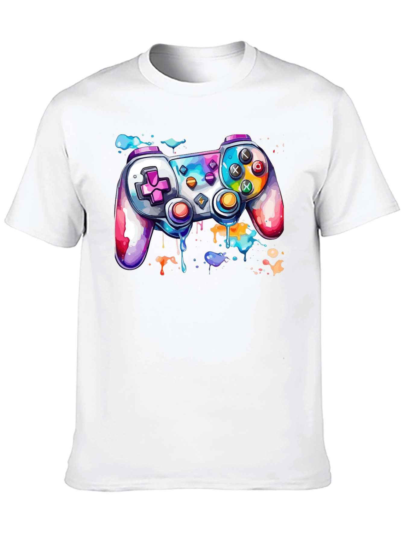 Colorful Gaming Controller T-Shirt
