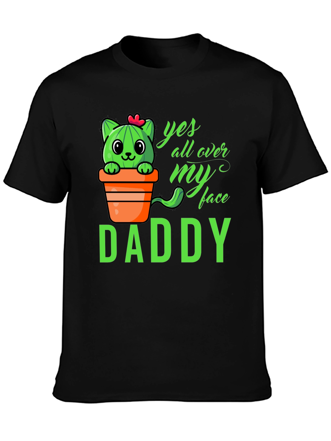 Cactus Cat Daddy T-Shirt - Funny Graphic Tee
