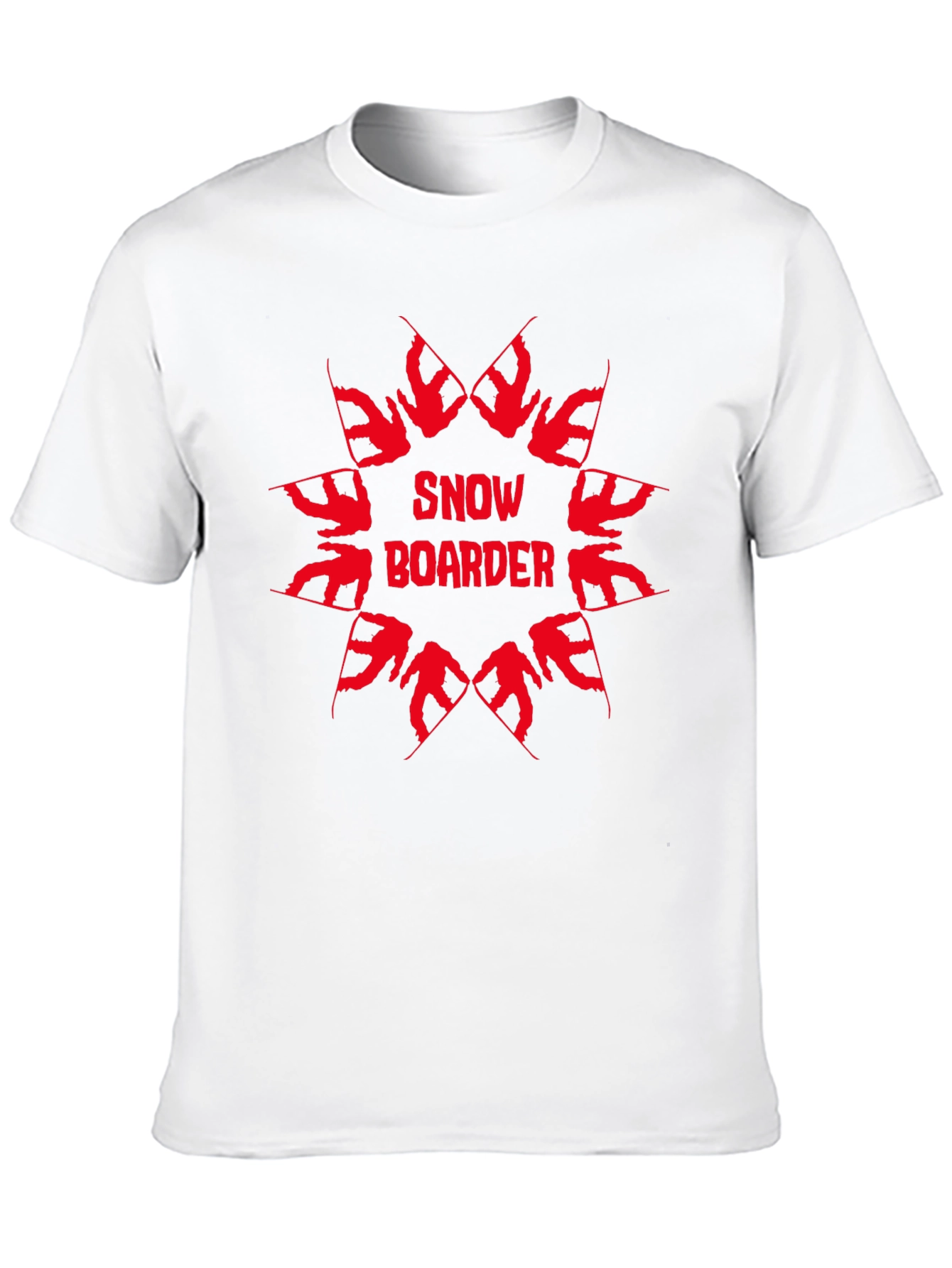 Snowboarder Graphic Tee - Black
