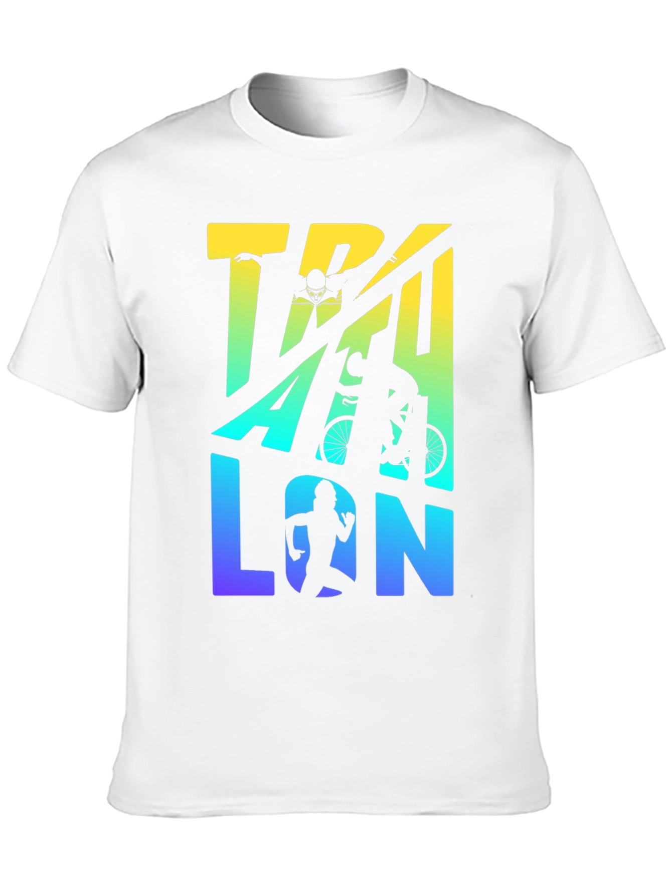 Triathlon T-Shirt | Swim Bike Run Graphic Tee
