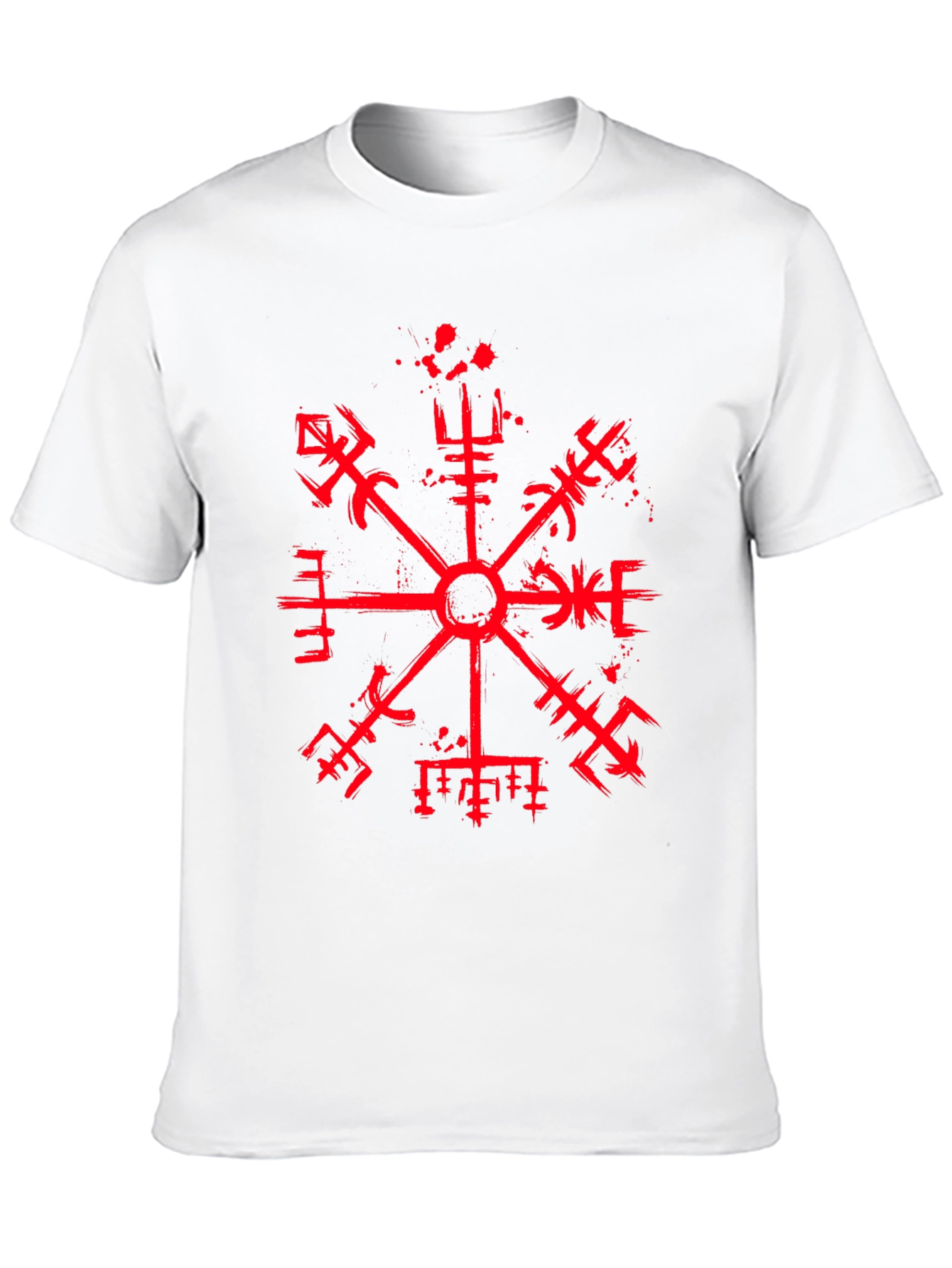 Viking Compass Black Graphic Tee