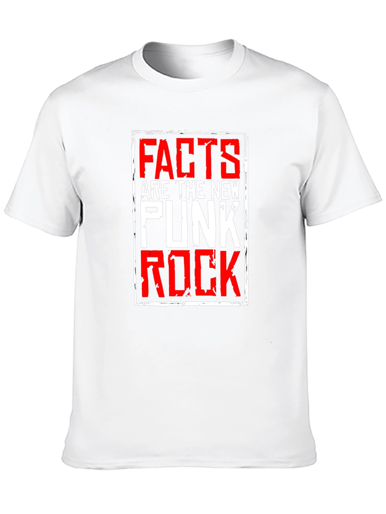 Facts are the New Punk Rock Black T-Shirt